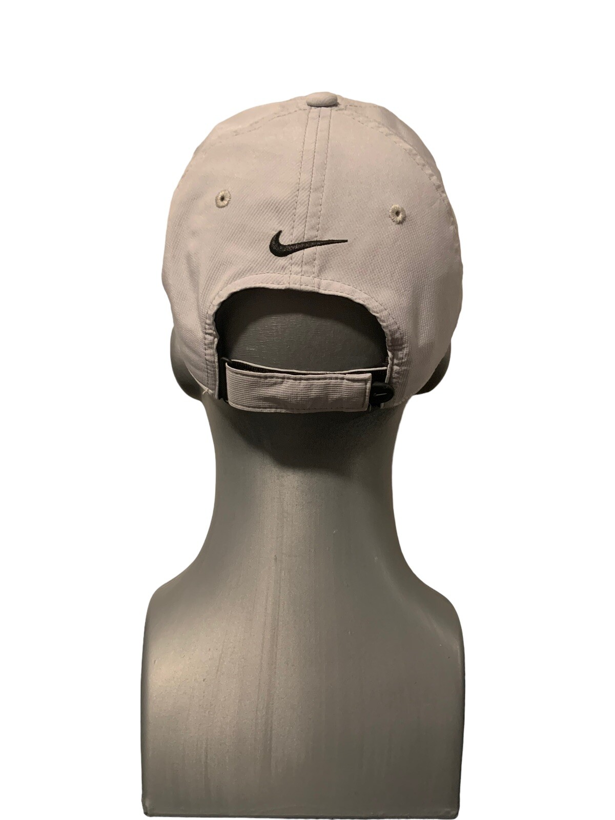 Nike Golf Gray Baseball Golf Hat 100% Polyester Adjustable Cap Sports
