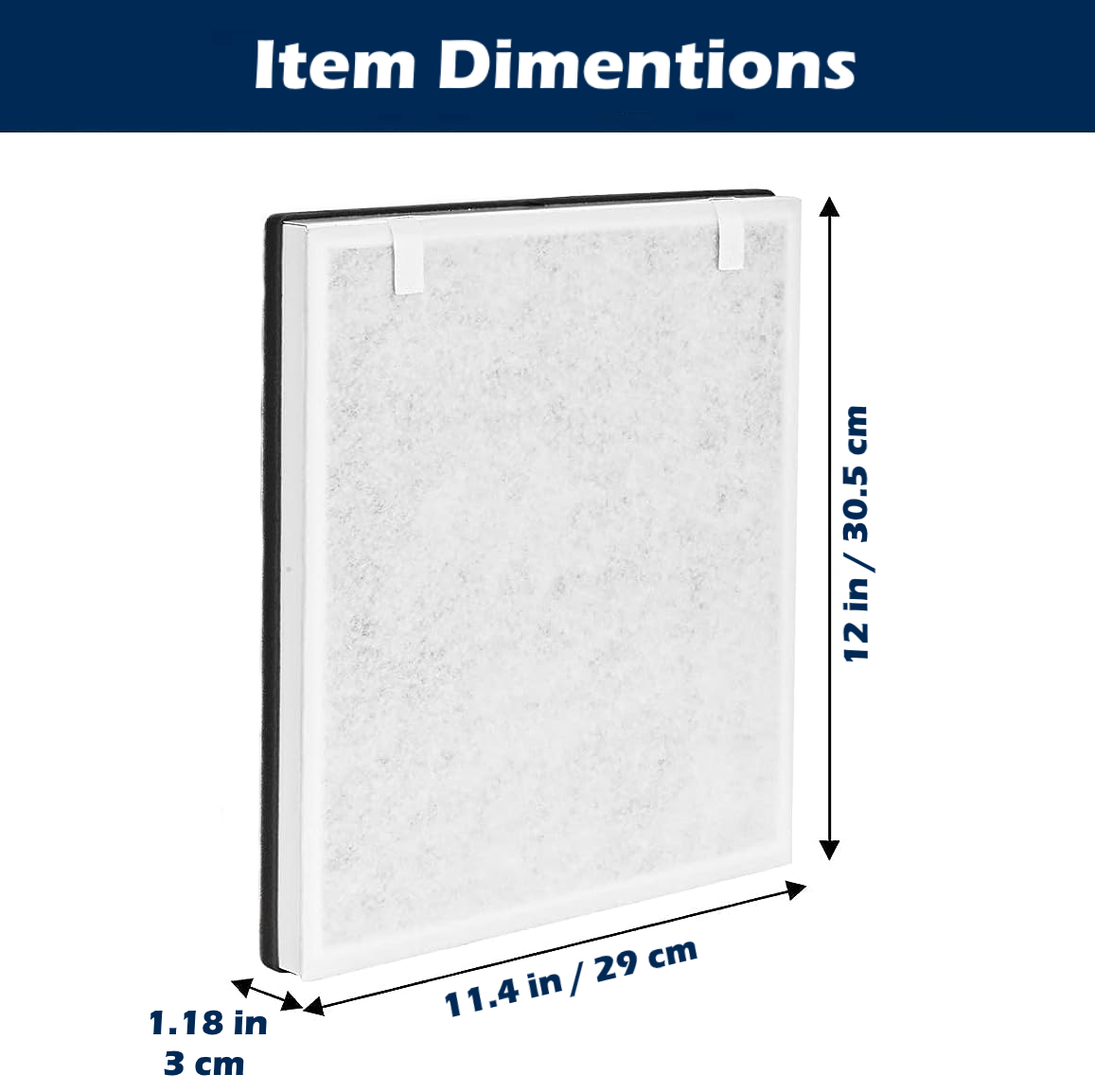 Air Purifier H13 True HEPA Filter Vital 100 for LEVOIT Vital 100-RF Replacement
