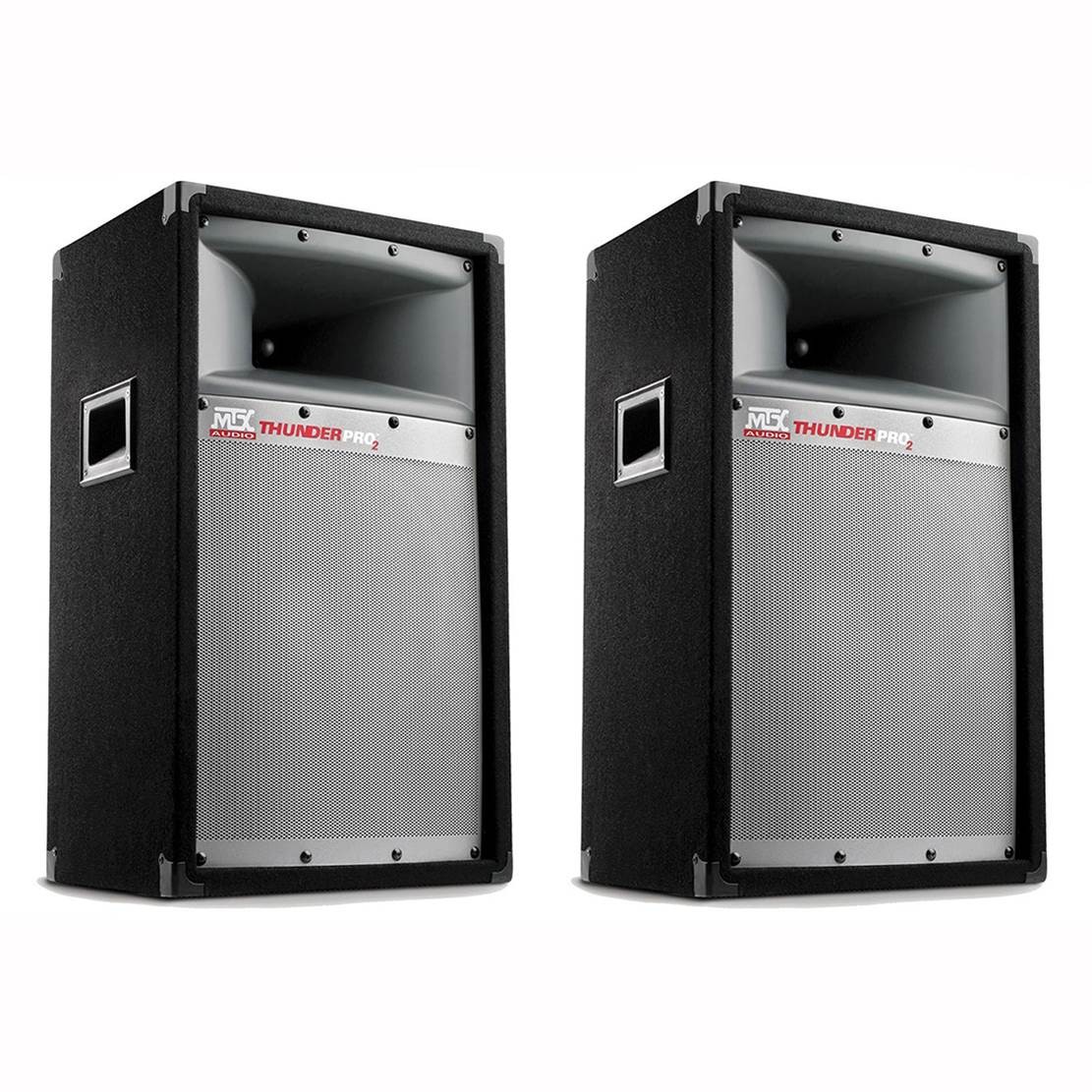 MTX TP1100 Thunder Pro2 10 inch 2-Way 200W Full-Range Loudspeakers (2 Pack)