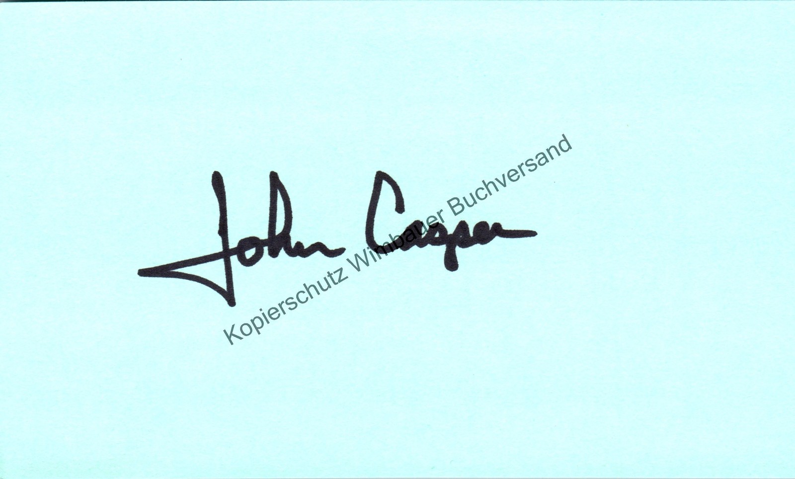 Original Autograph John Howard Casper NASA Astronaut // Autograph Autograph Sig