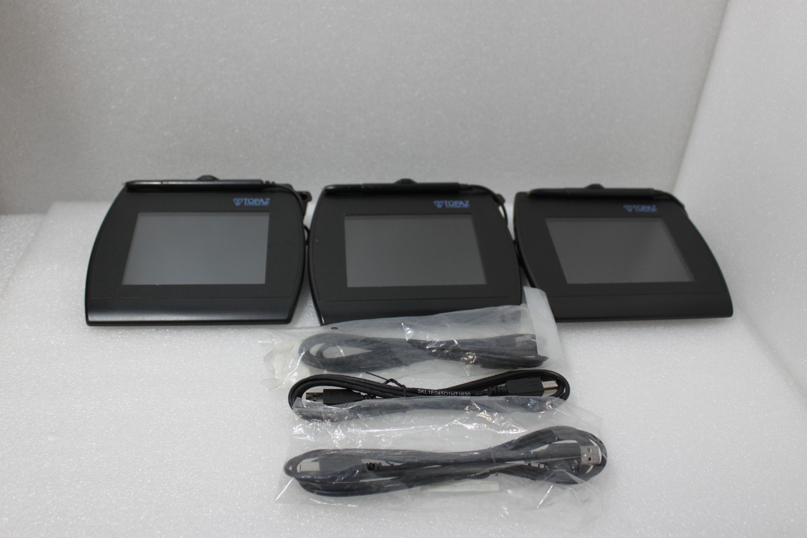 Lot 3x Topaz  T-LBK766SE-BHSB-R Signature Pad