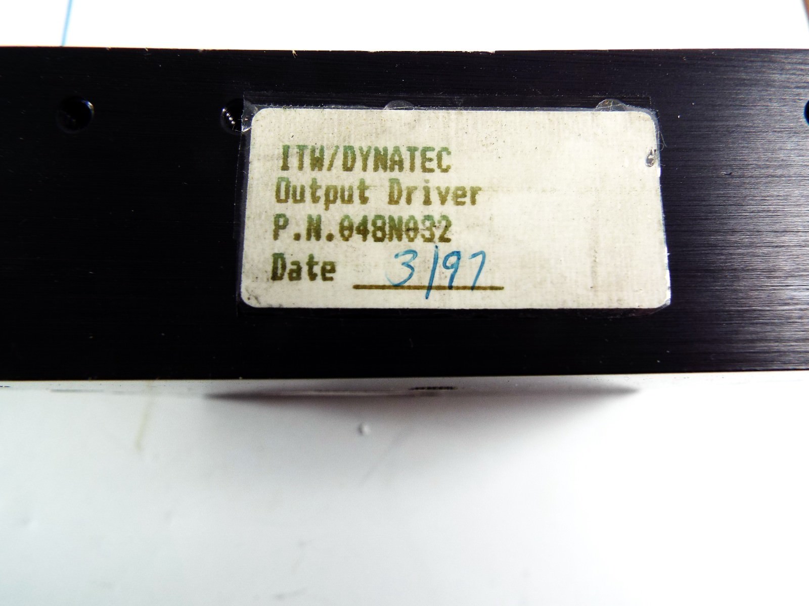 ITW DYNATEC 048N032 OUTPUT DRIVER MODULE 4C45B1