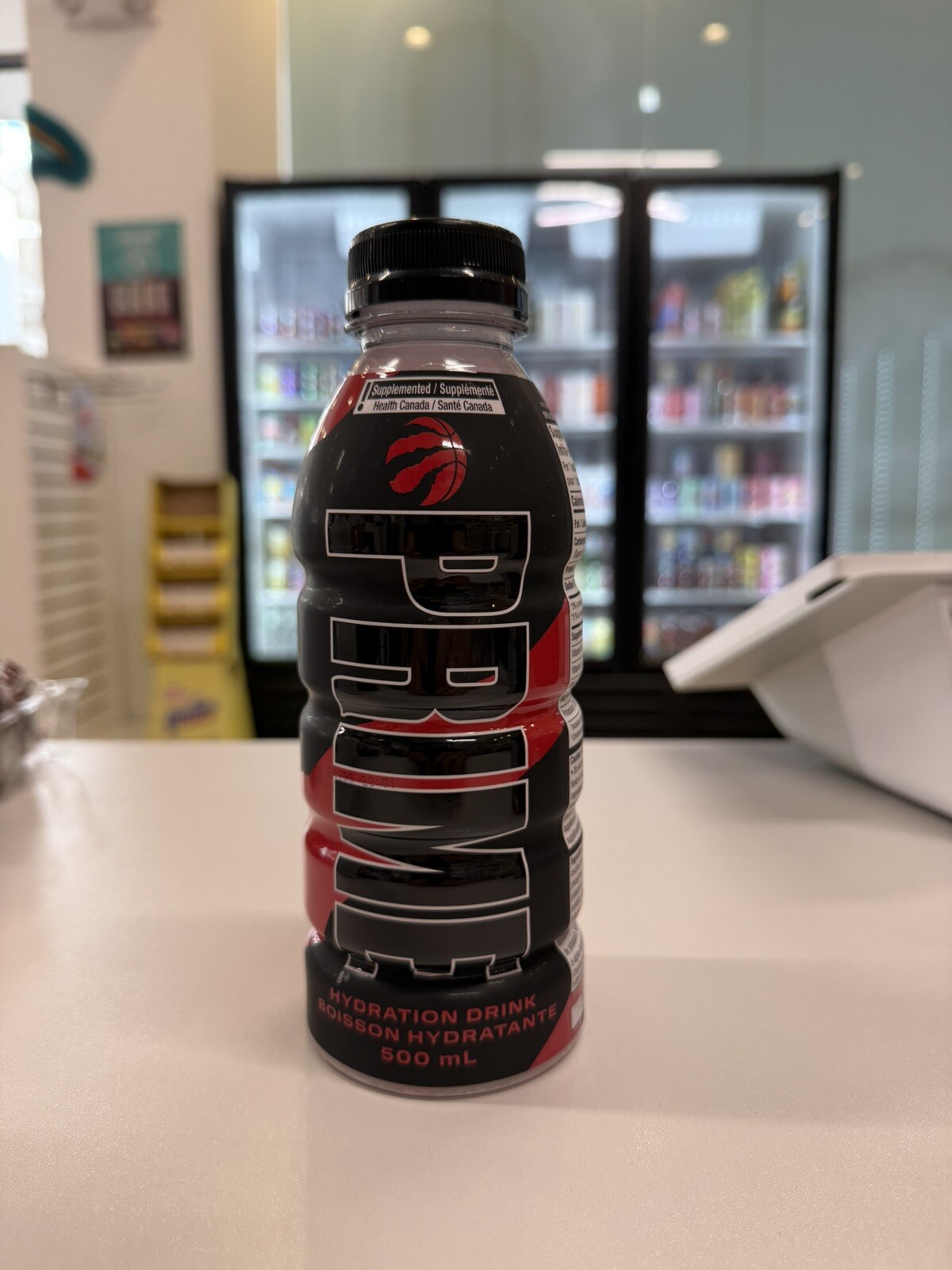 *NEW* Red & Black Toronto Raptors PRIME Hydration CANADA EXCLUSIVE IN HAND USA!!