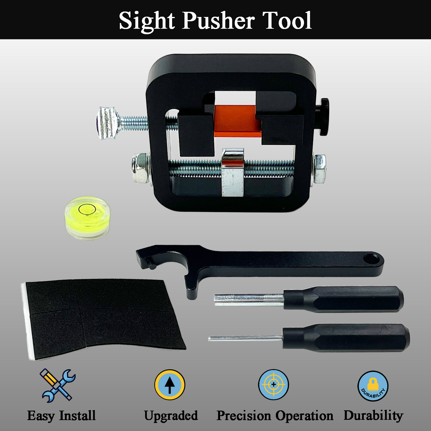 Universal Handguns Sight Pusher Tool For Glocks 1911 Sig etc w/ Disassembly Tool