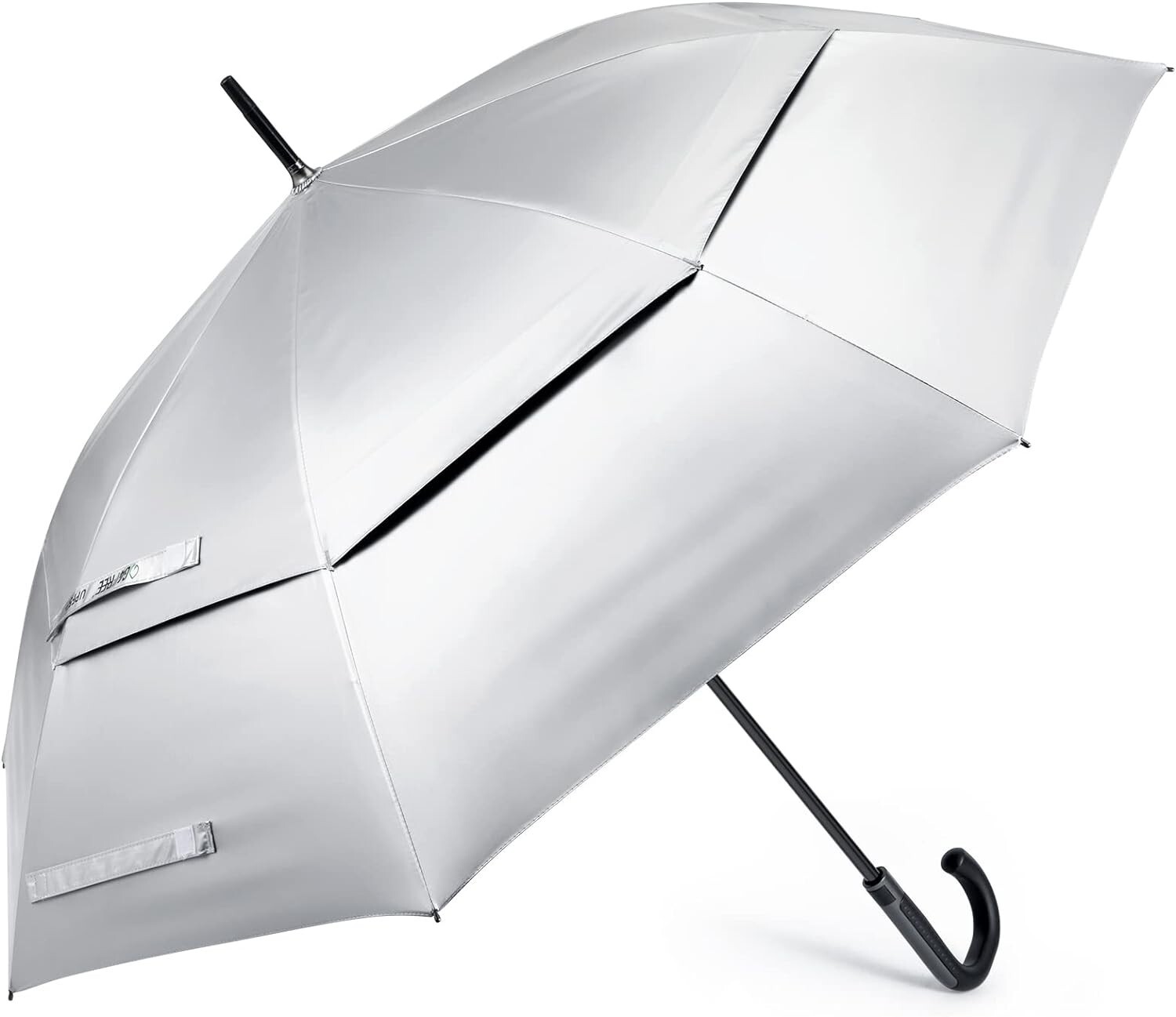 G4Free UPF 50+ UV Protection Umbrella Automatic Open Hook Handle J Stick 52 Inch