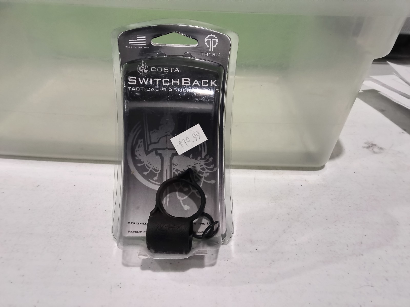 Thyrm Costa SwitchBack Tactical Flashlight Ring Black SB002U