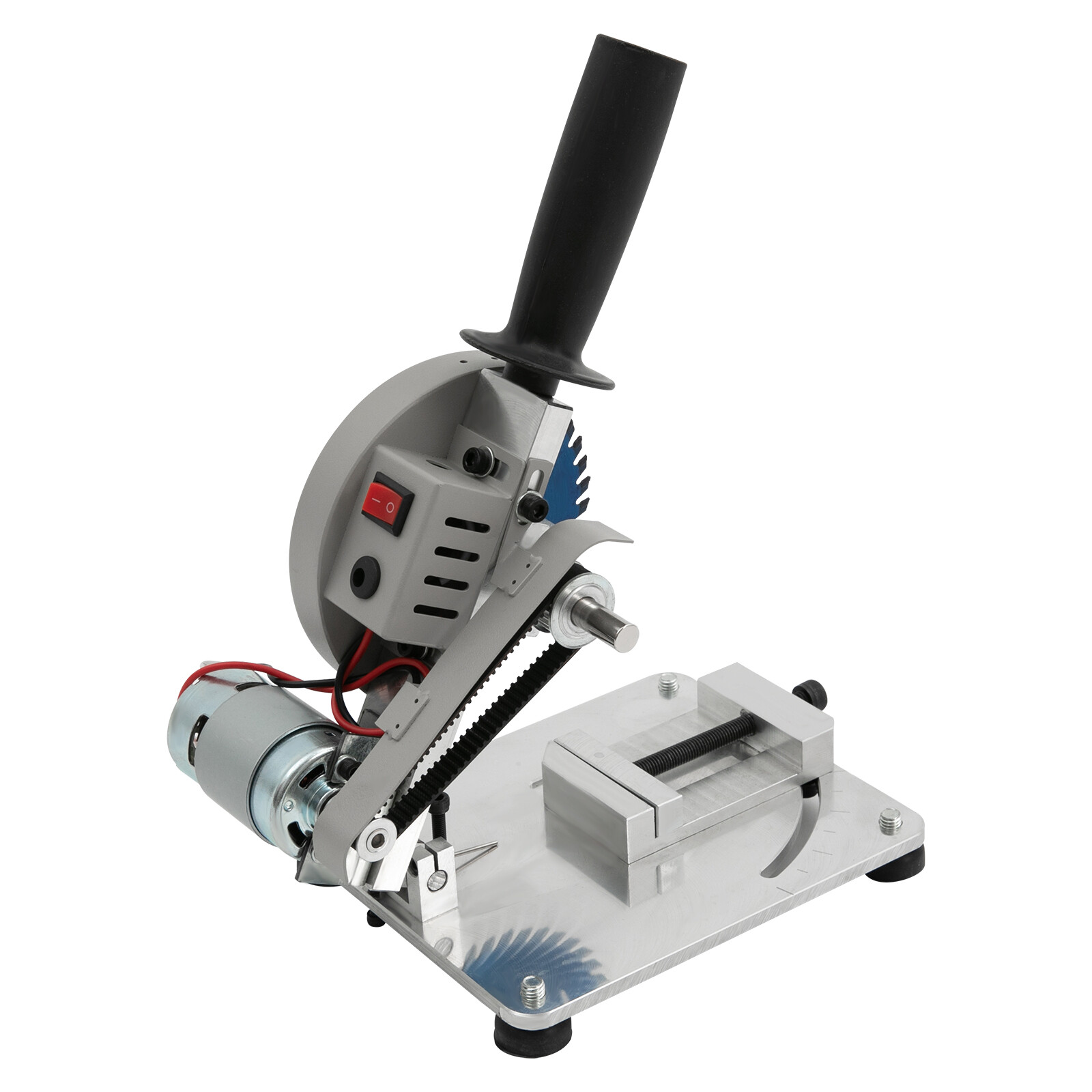 45 Degree Micro Cutting Machine DIY Drill Small Aluminum Alloy Table Saw Cutting