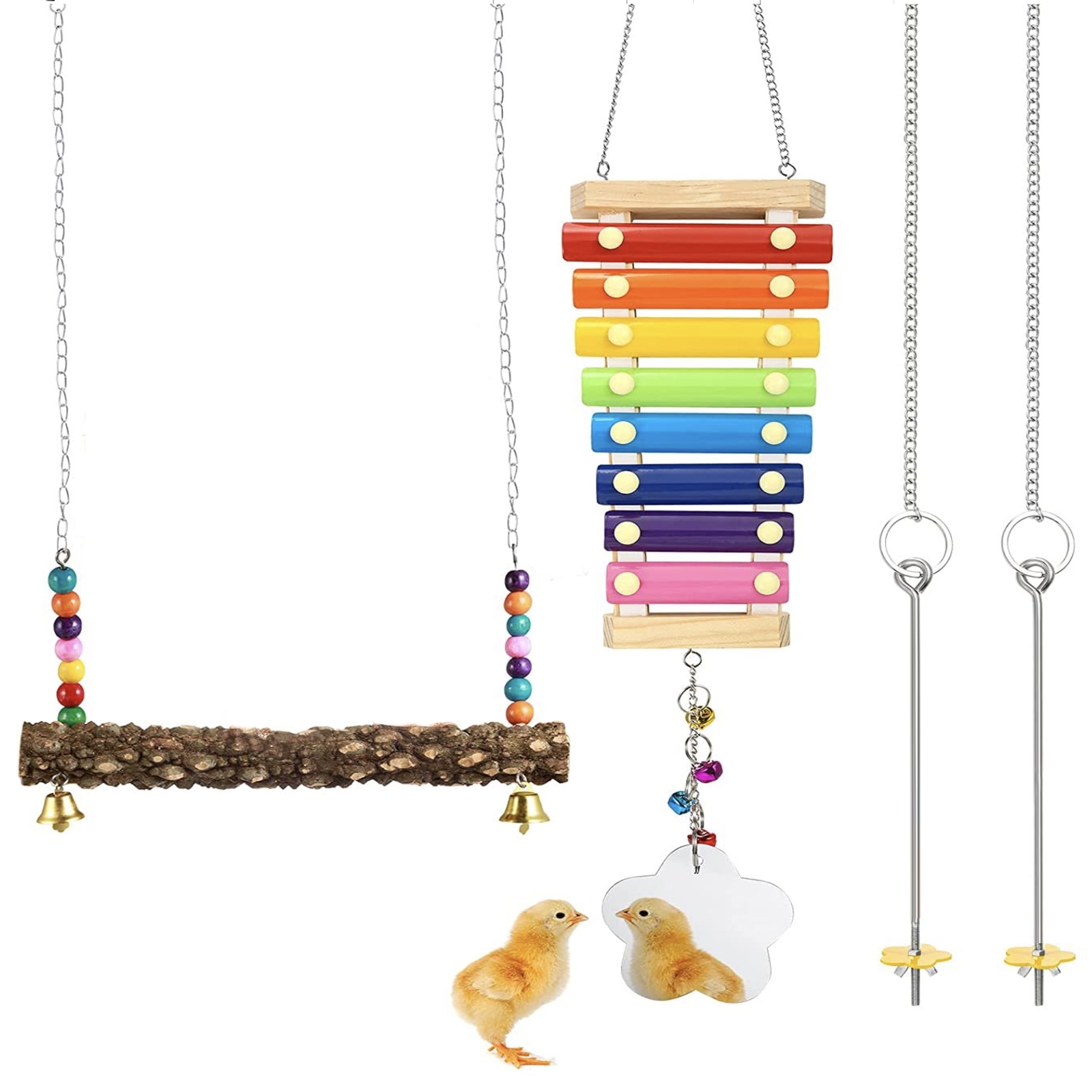 Drip Depot 4 PCS Chicken Toy Set
