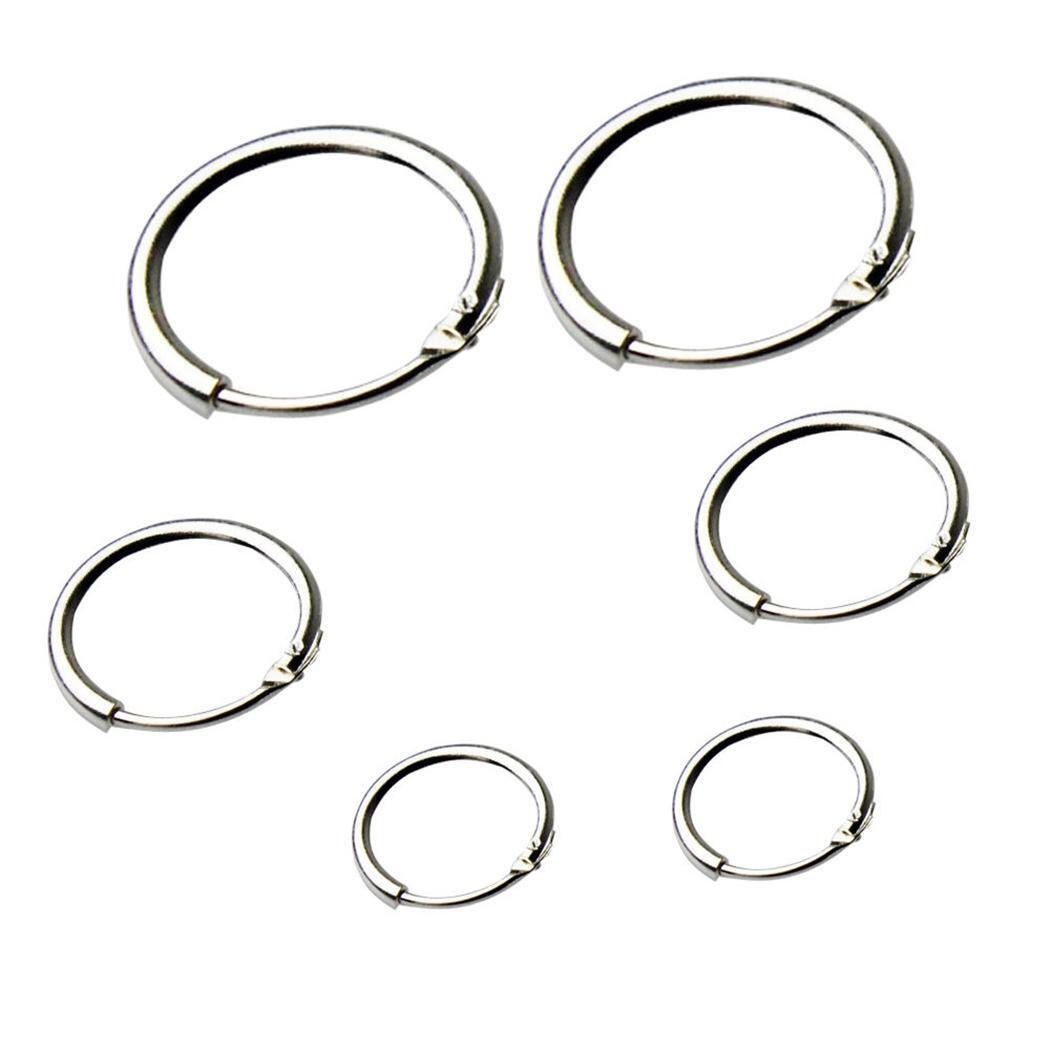 Hoops Earrings 3 Pairs 8mm 10mm 12mm Hoops Sleeper Earring Mothers' Day Gift