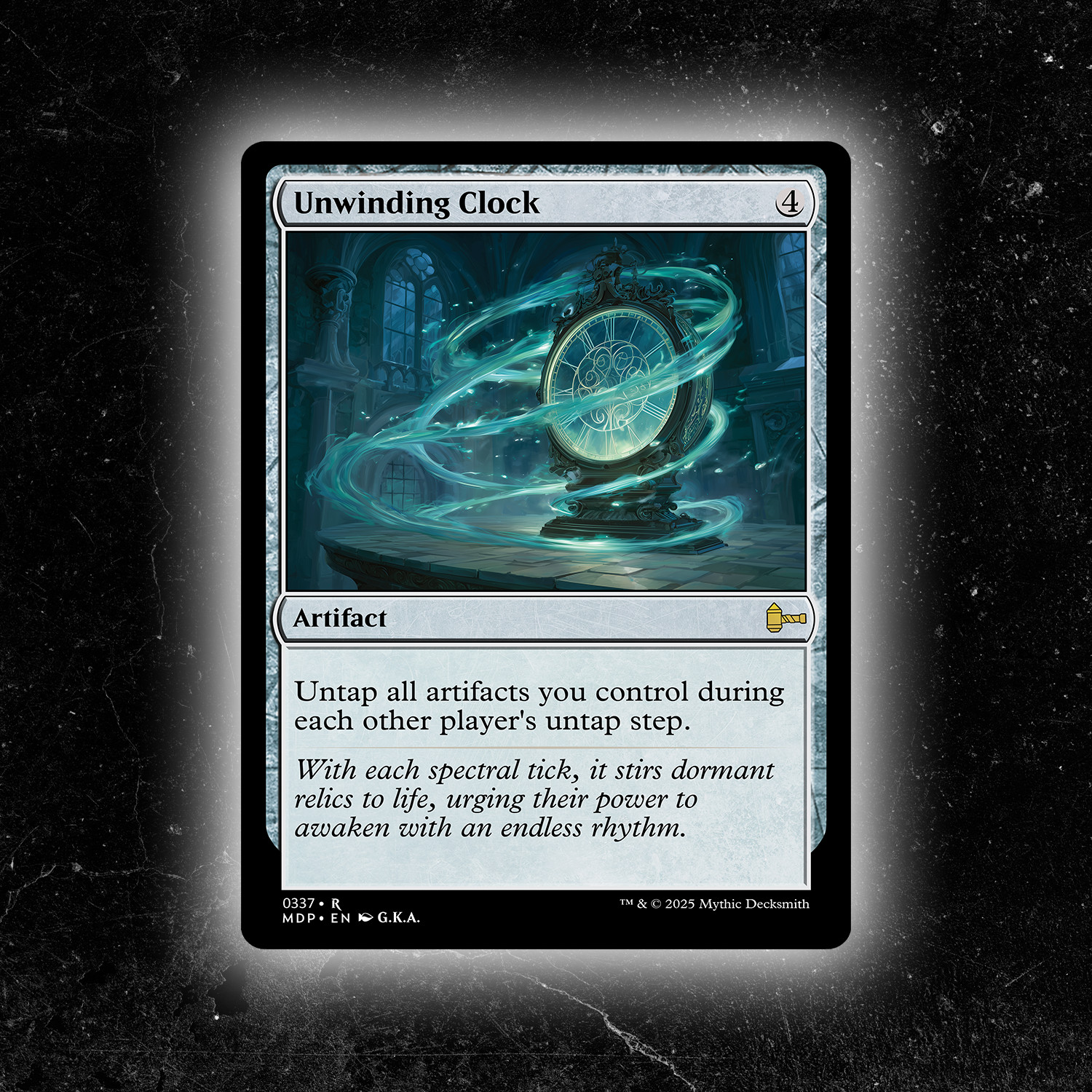 Unwinding Clock - Custom MTG Card - High-Quality