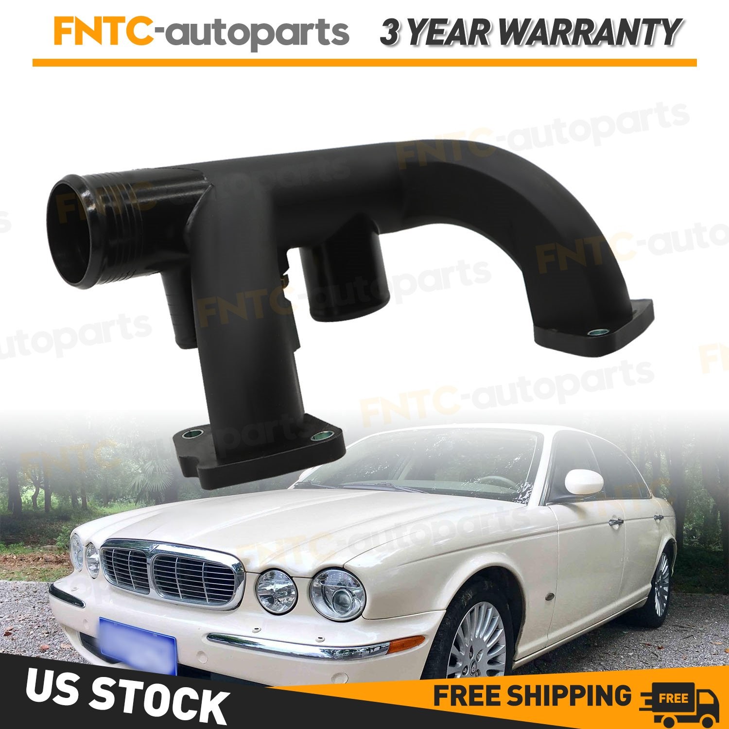 AJ85885 Coolant Pipe For XK8 XJ8 Vanden Plas 1997-2003 4-Door