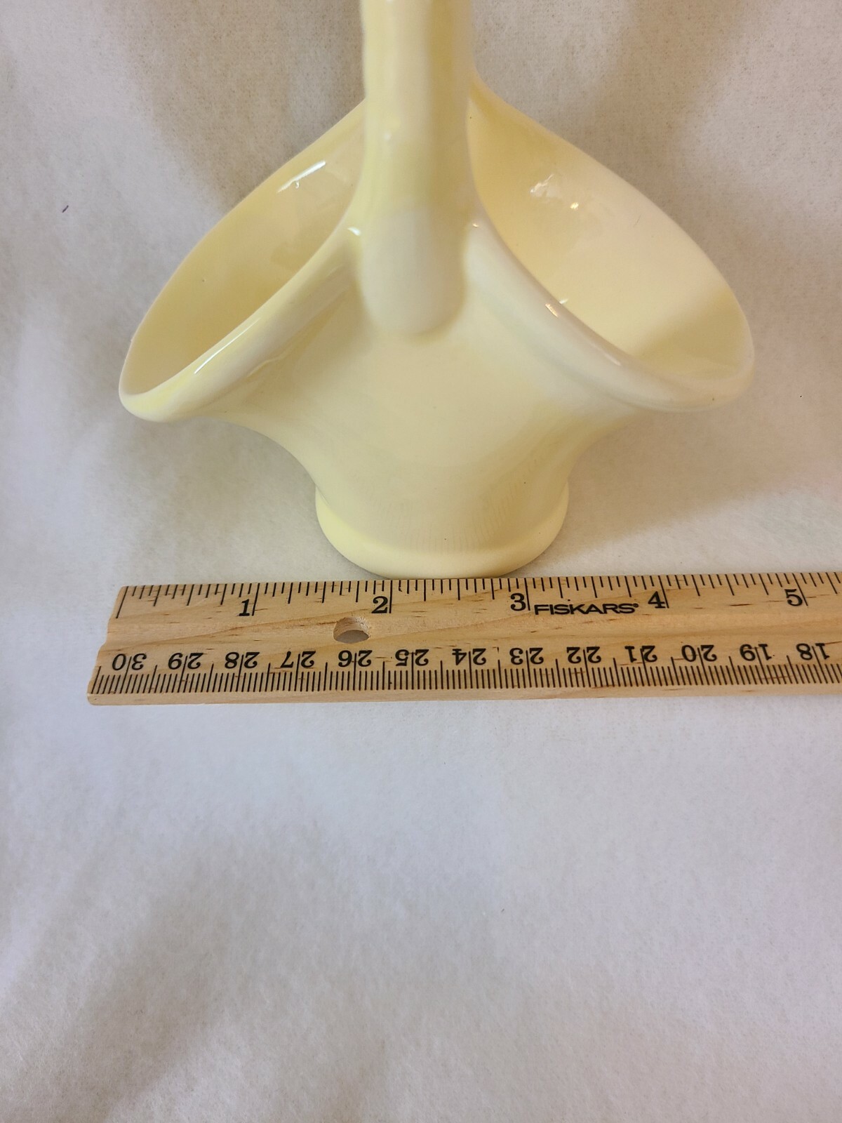 Small Yellow Basket ceramic