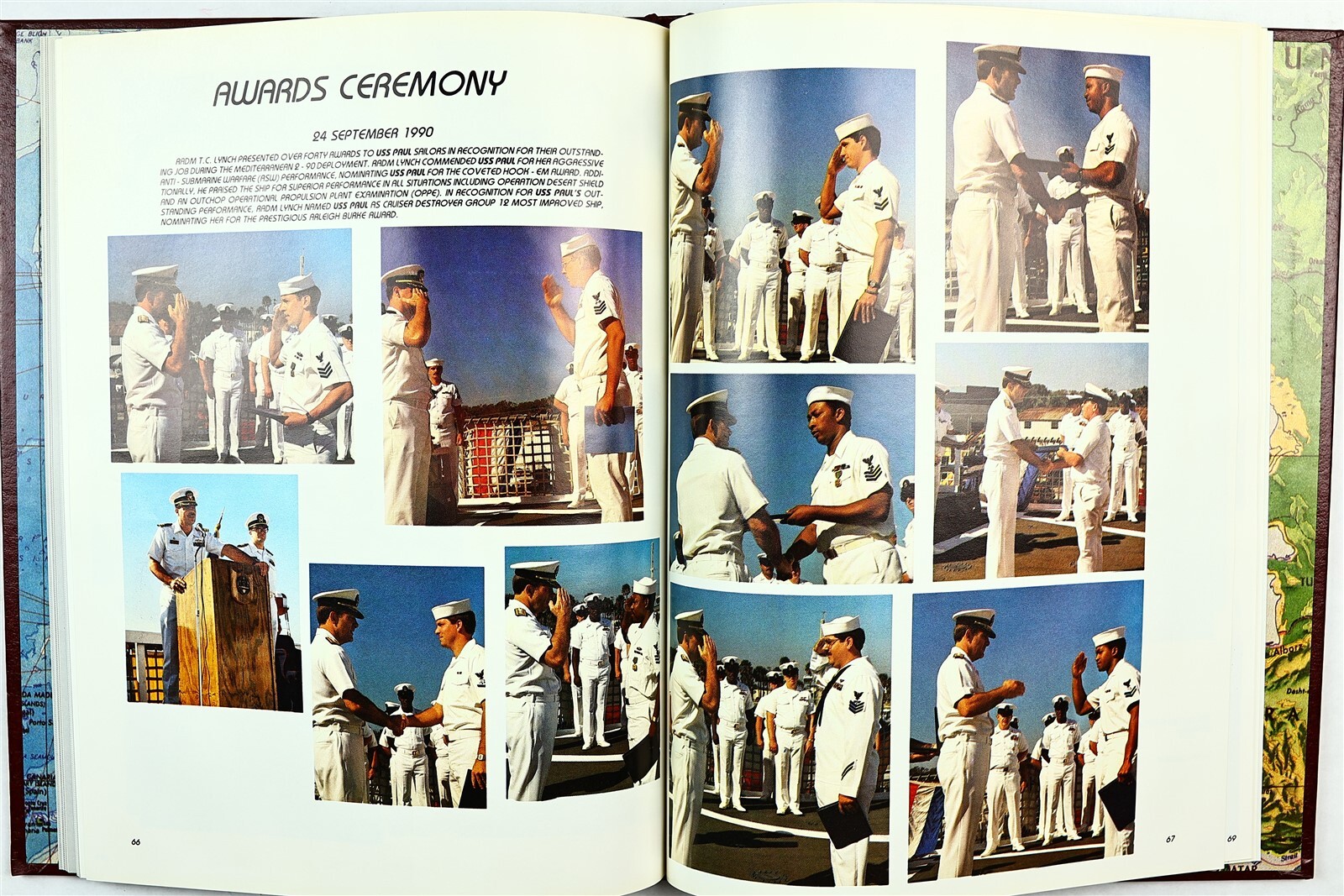 USS Paul (FF-1080) 1990 Mediterranean Deployment Cruise Book