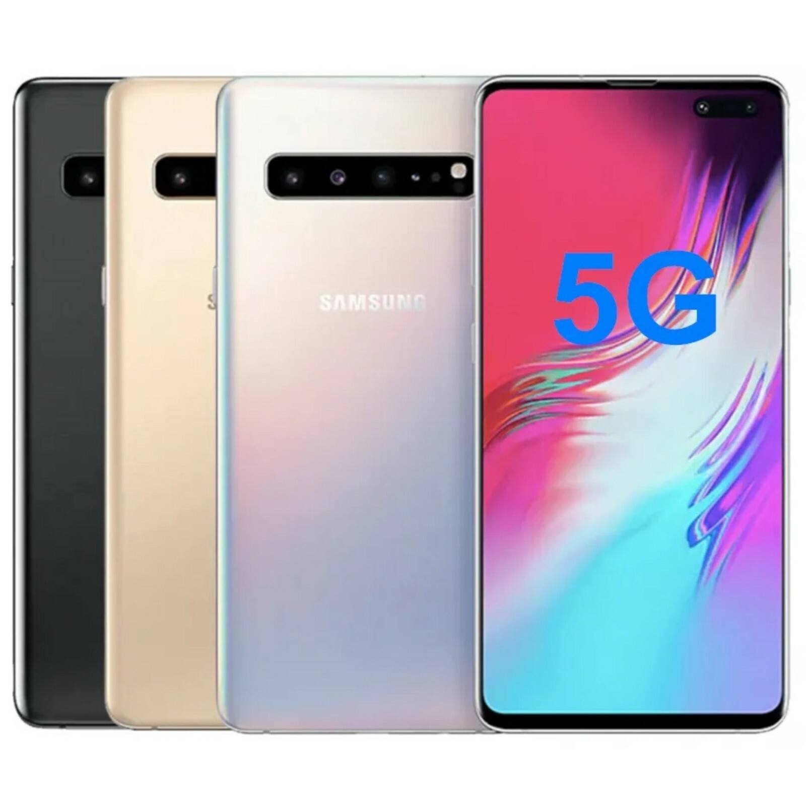 Samsung Galaxy S10 5G SM-G977B 512GB Unlocked Original Mobile Phone Open Box A++