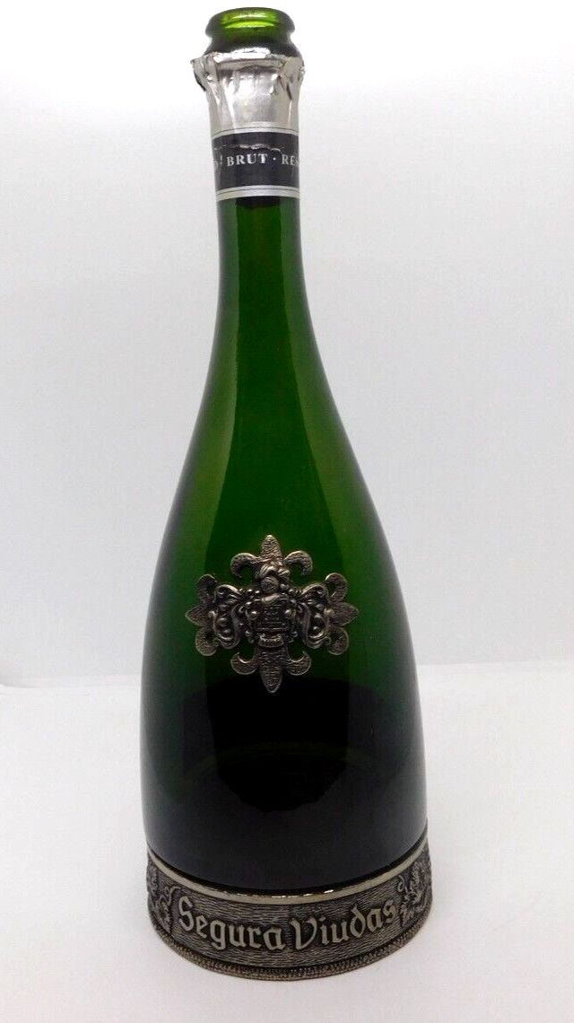Bottle Green Brut Reserva Segura Viudas 750 ml Sparkling Wine 12 In Empty