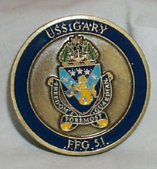USS Gary Navy Ship CHALLENGE COIN FFG 51 New