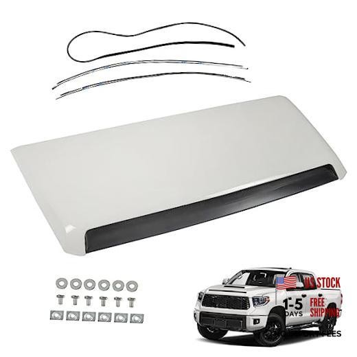 White Hood Scoop Bulge Replacement for 2014-2021 Tundra 5.7L TRD Pro and TRD