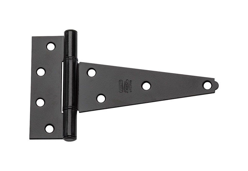 National Hardware N129-155 Black Hot Rolled Steel Extra Heavy Duty T-Hinge 6 in.