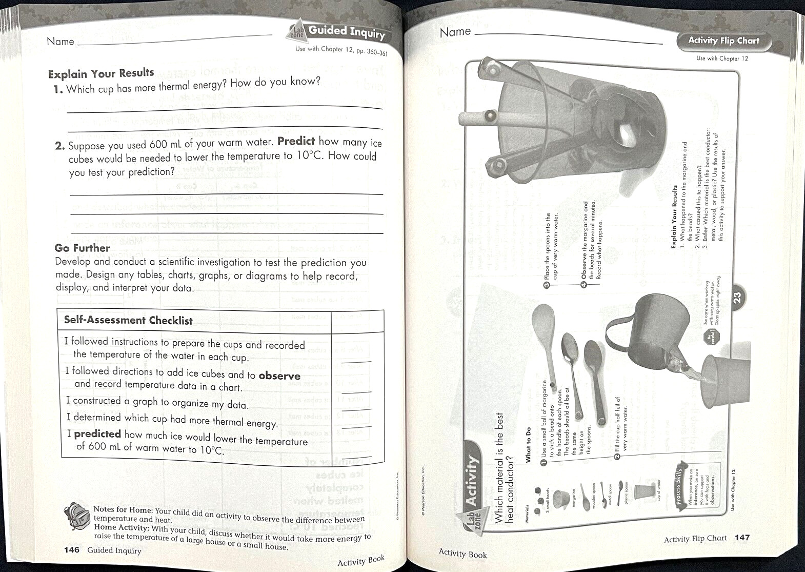 4th Grade - SCIENCE - ACTIVITY BOOK - TEACHER EDITION (2006, Foresman)