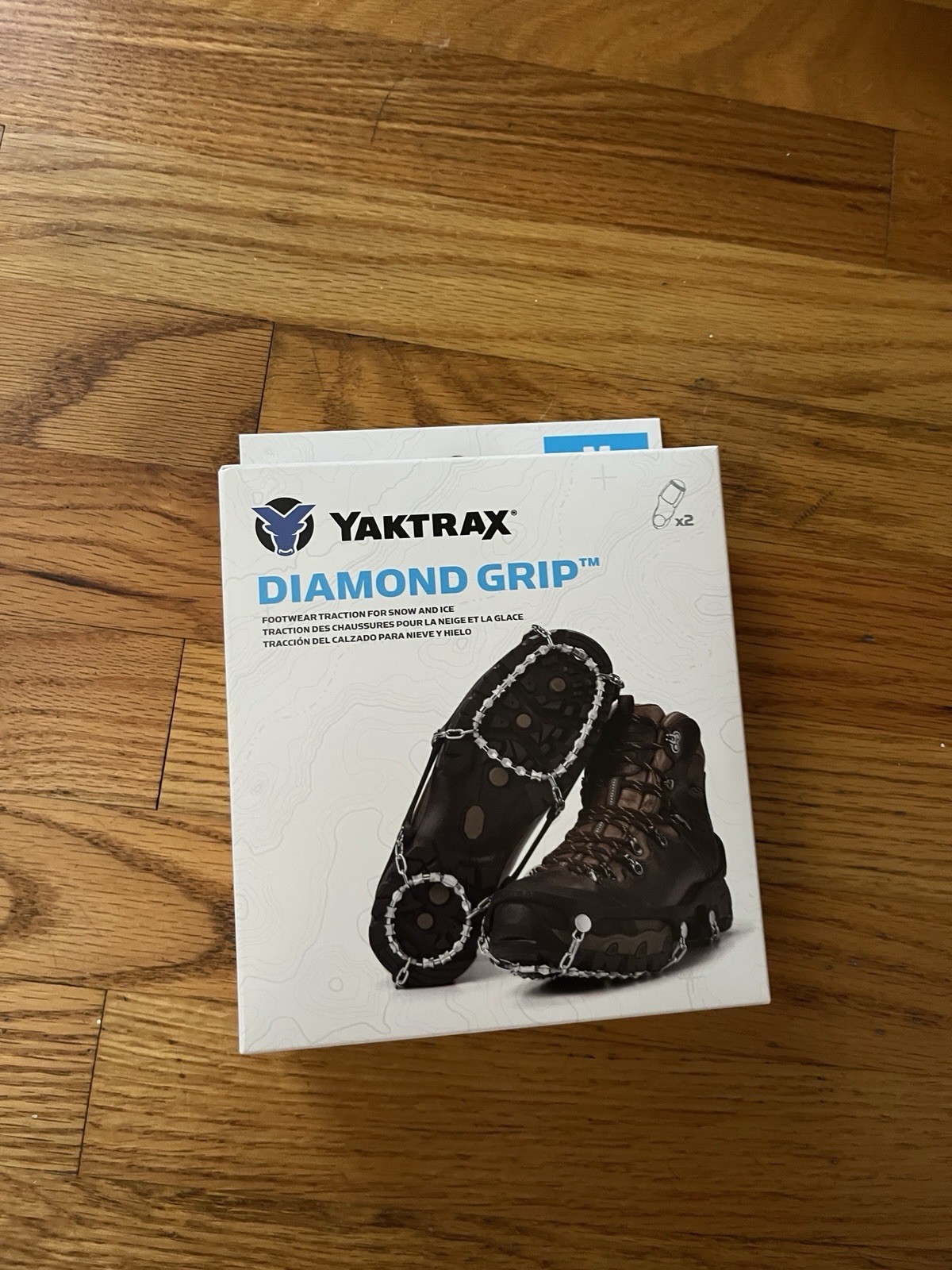 Yaktrax Diamond Grip Size Medium 7.5-10 Or Size Down 6-7 NEW