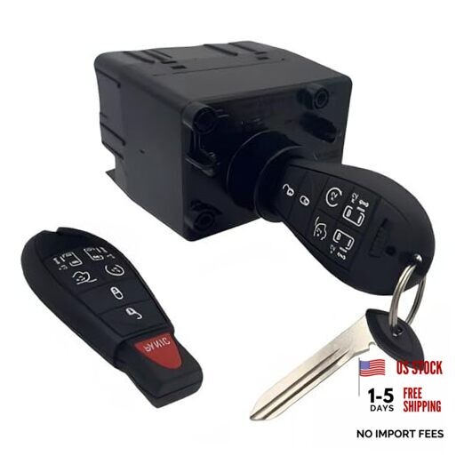 Ignition Switch Module Kit with 2 Keys - Compatible with 2008-2010 68210150AB