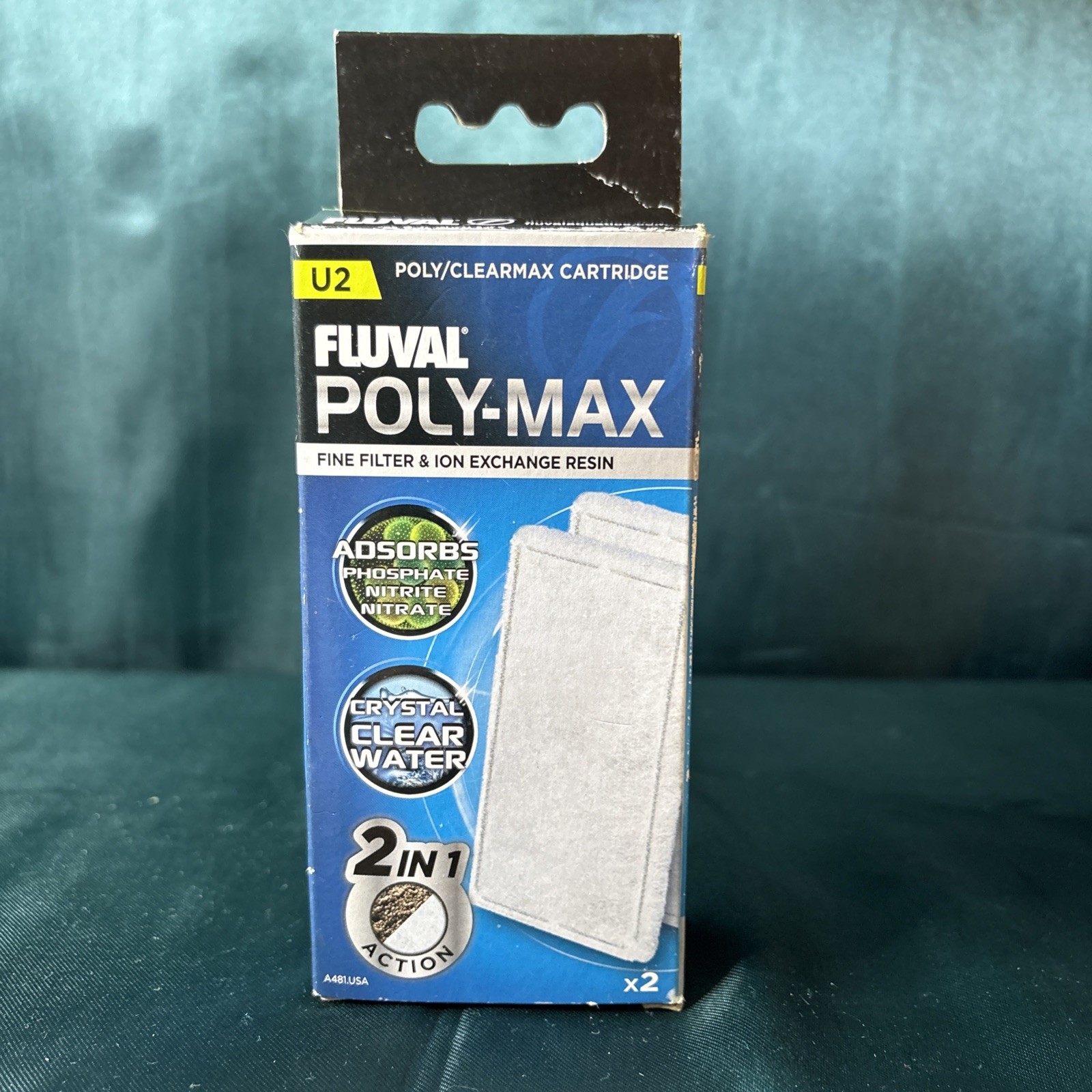 Fluval U2 Poly/Clearmax Cartridge 2 Pack