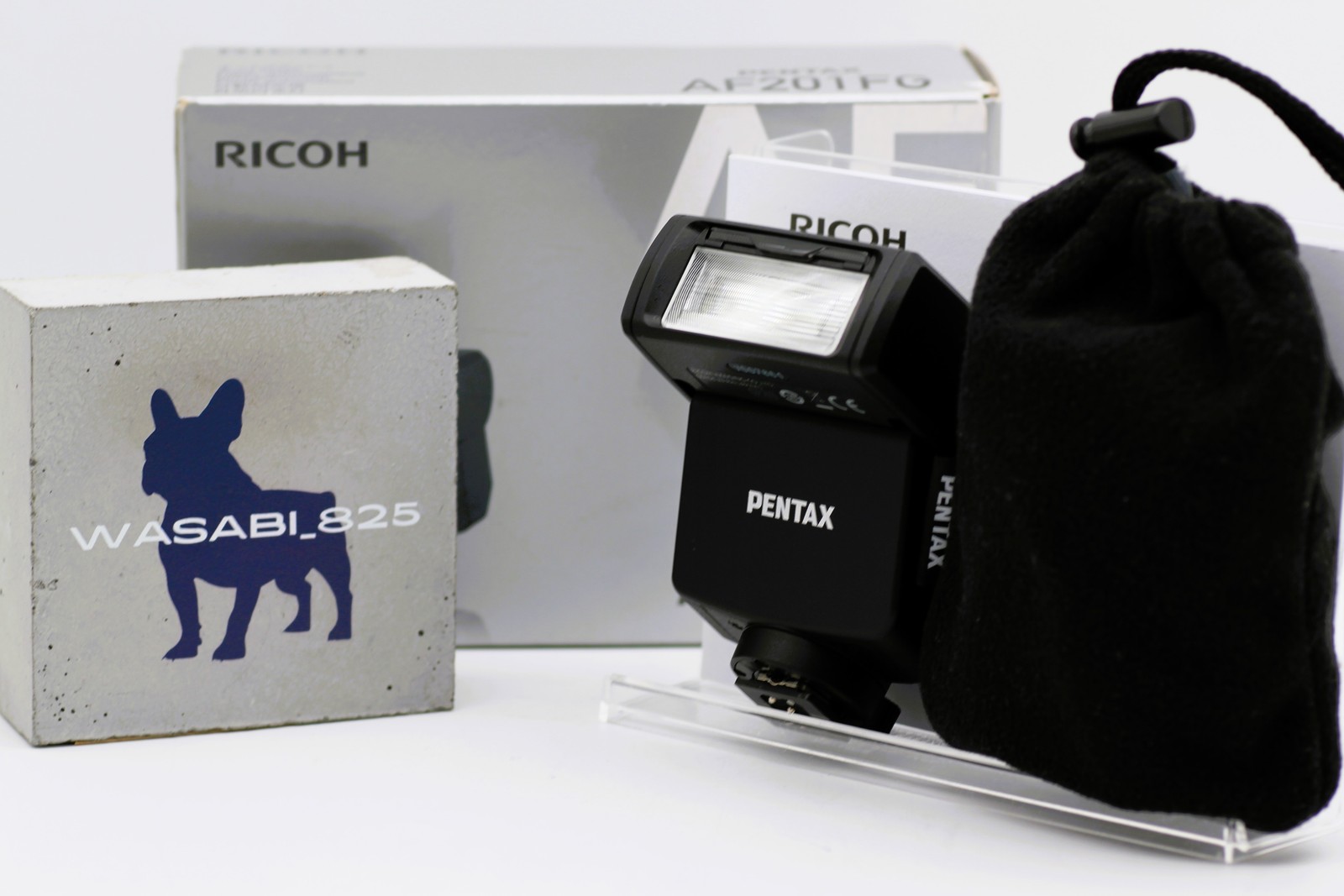 [Almost Unused] Pentax Ricoh AF201FG Auto Flash Camera Strobe TTL From JAPAN