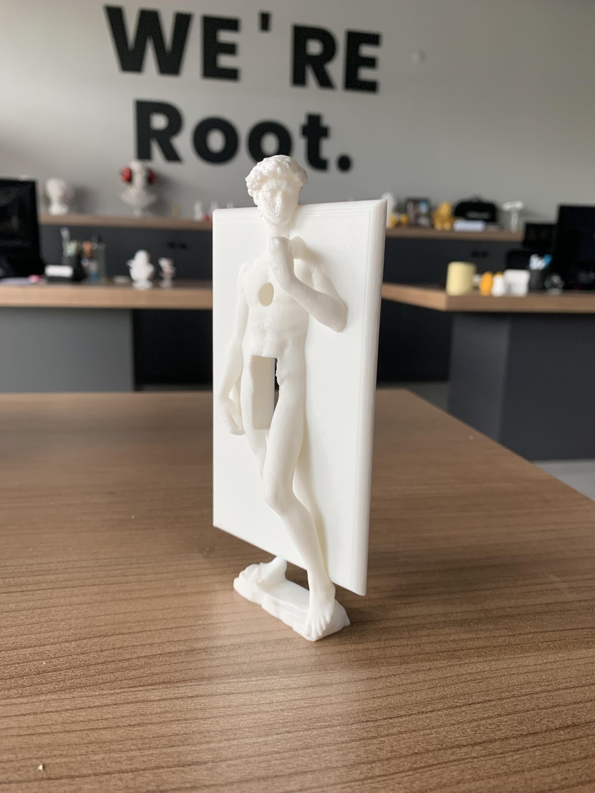 David Statue Light Switch Cover, Renaissance Switch Plate, Fun and innovative...