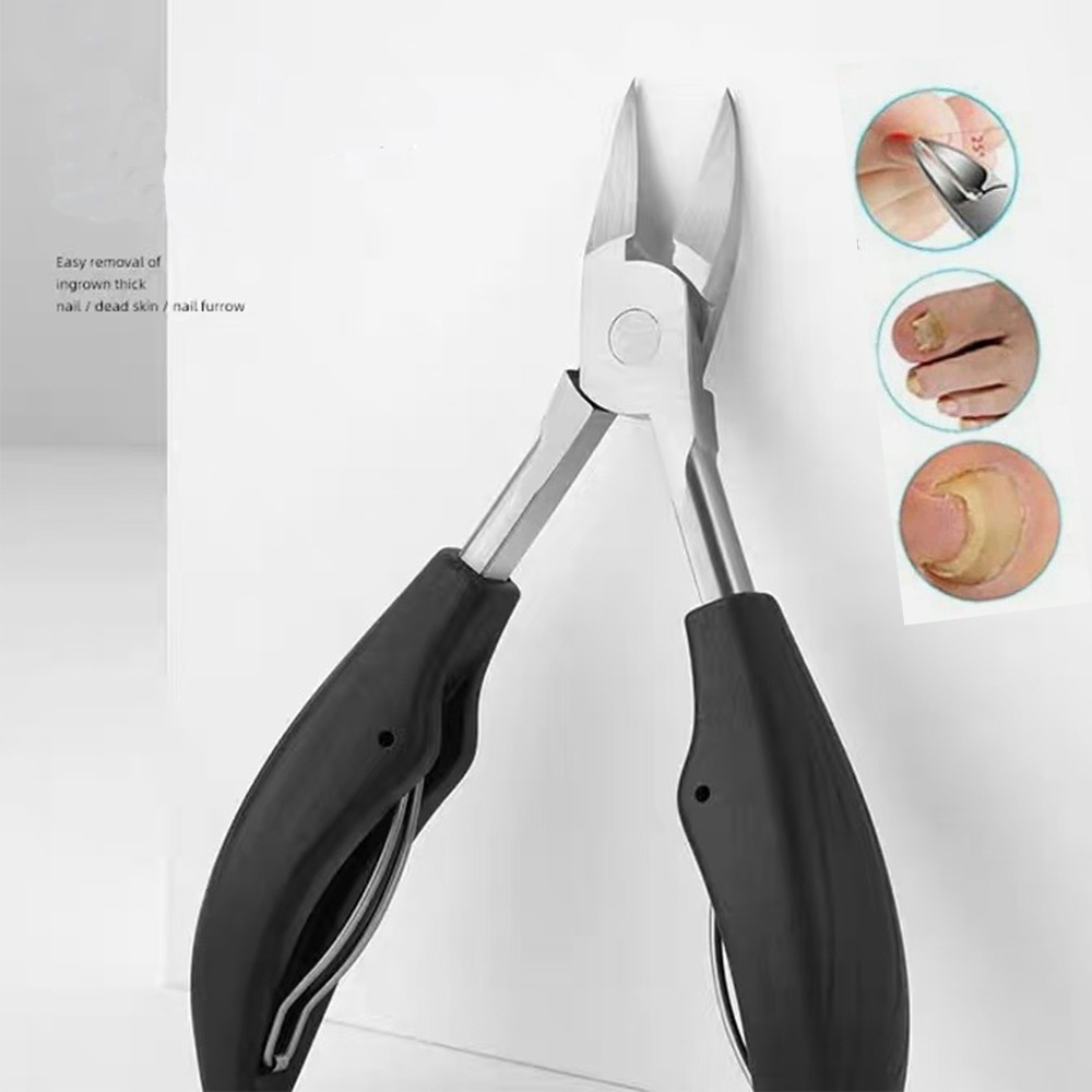 Toenail Clippers for Thick Ingrown Toe Nails Heavy Duty Precision Nail Scissor