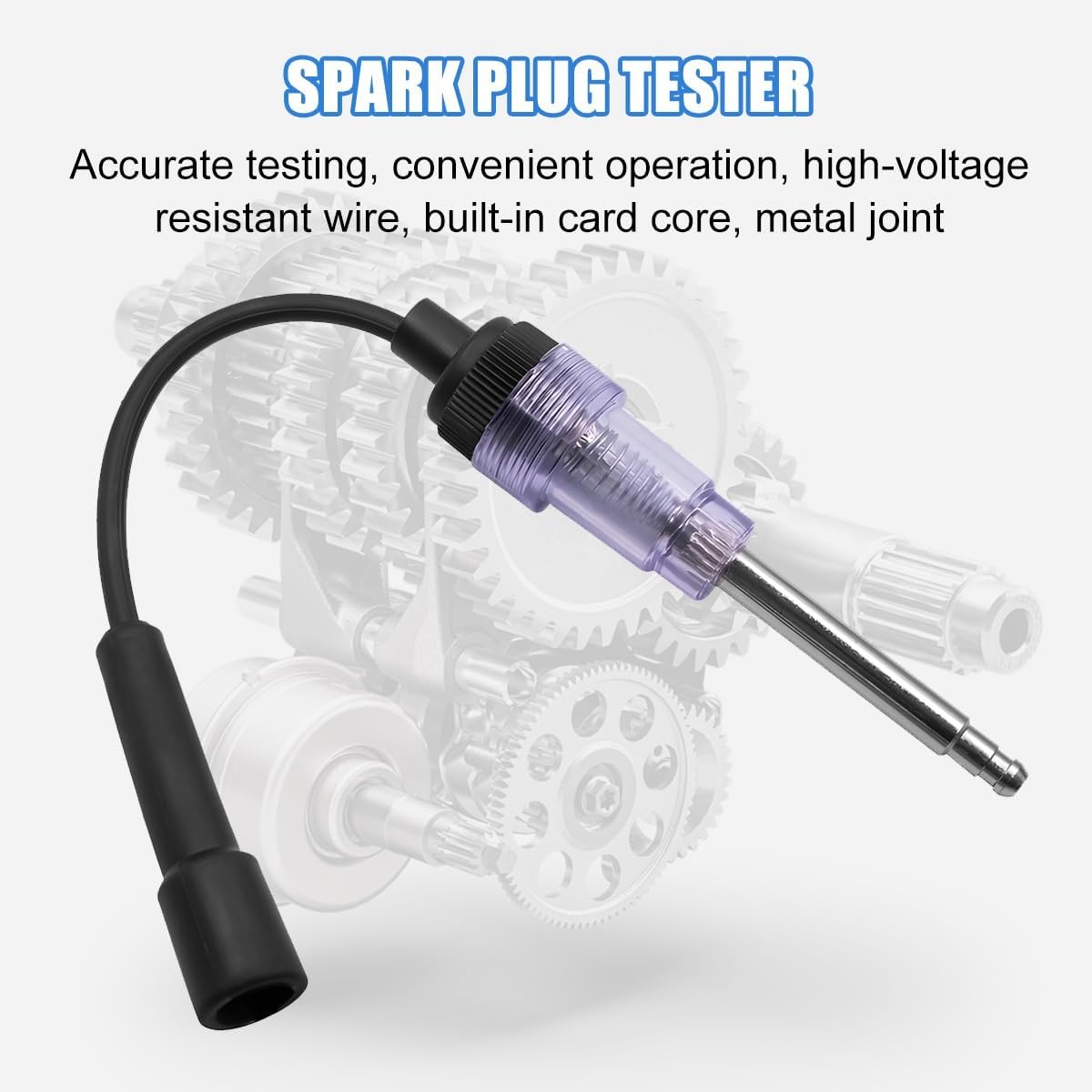 Car Inline Spark Plug Tester, Straight Boot Ignition Coil Tester Engine