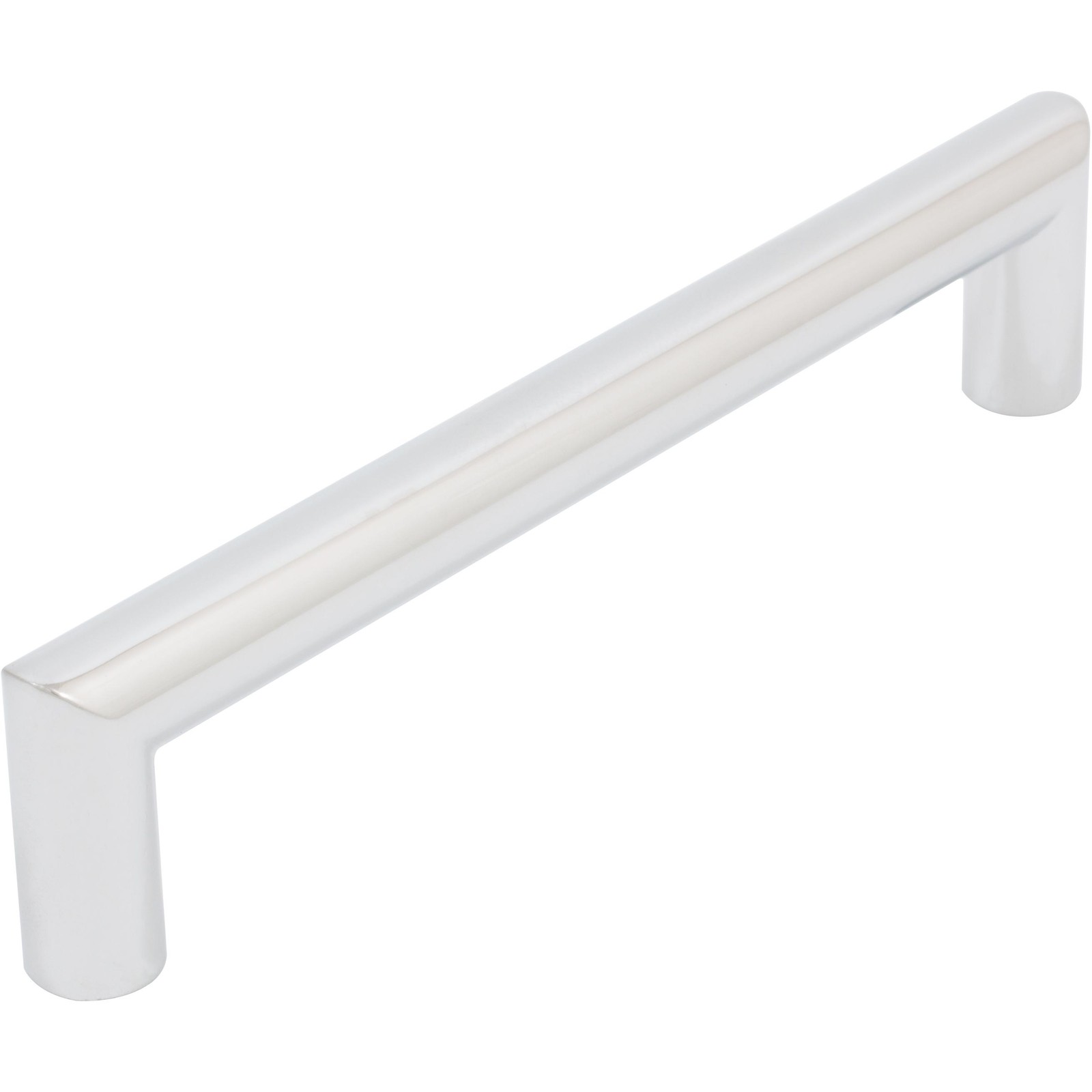 Contemporary Round Cabinet Pull, 128 Millimeters, Zinc Base Material, Polished C