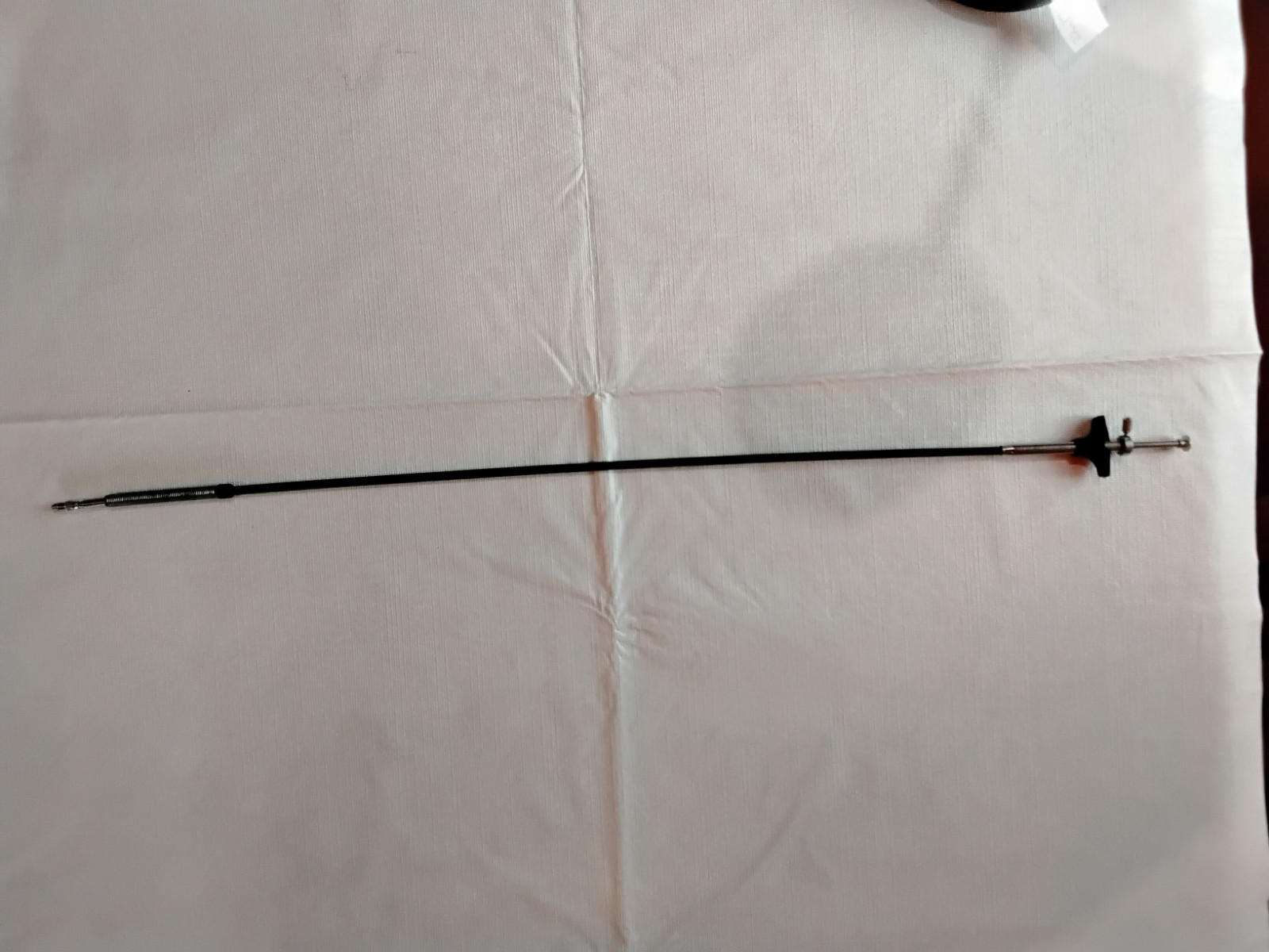 Shutter Release Mechanical Cable 18" with Lock screw -Black vinyl- tested.