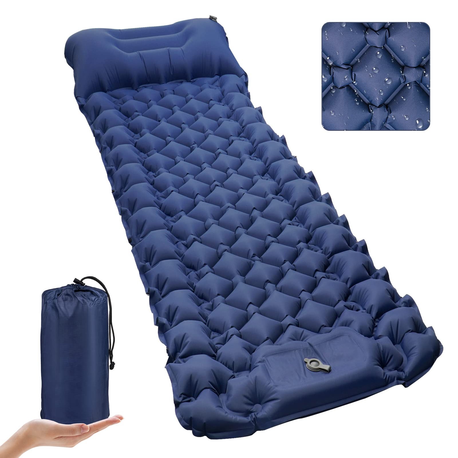 Sleeping Pad, Ultralight Self Inflating Camping Mat Sleeping Pad for Camping ...