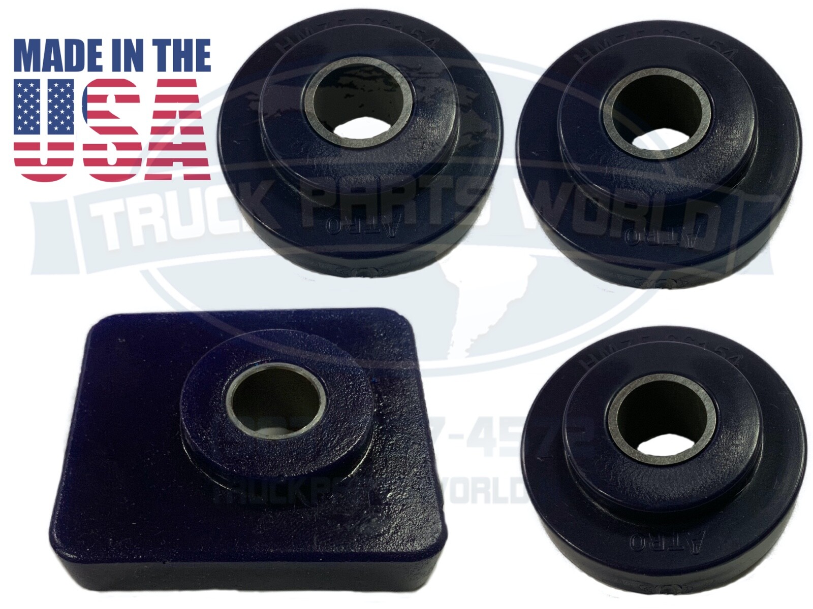 PETERBILT 379 HOOD HINGE PIVOT BUSHING SET OEM# numbers 13-04164 13-04154