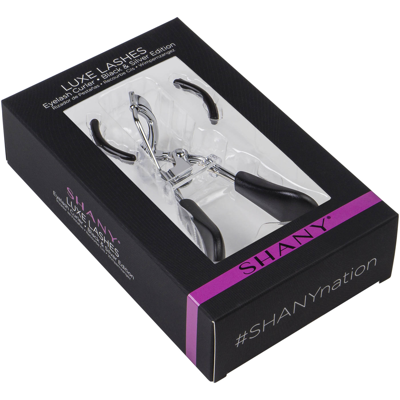 SHANY Luxe Lashes Eyelash Curler with Two Refill Pads