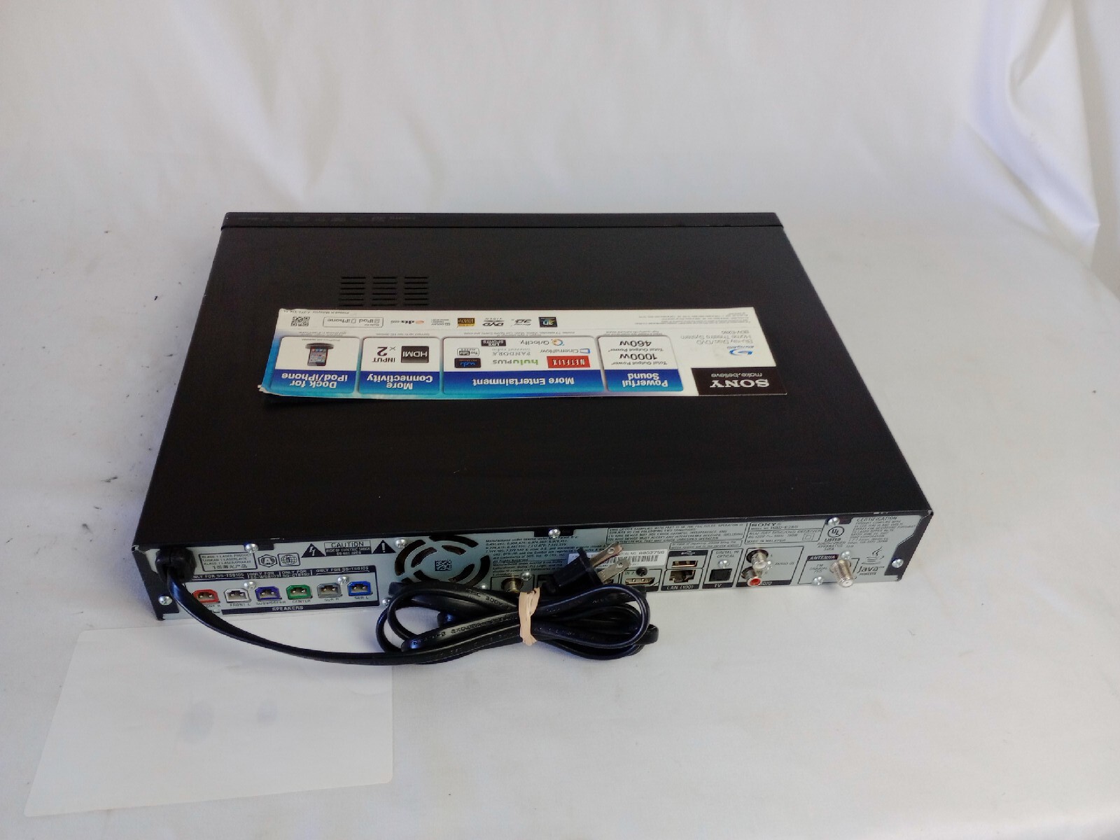 SONY BDV-E280 3D DVD Bluray / NO REMOTE Tested Great Condition