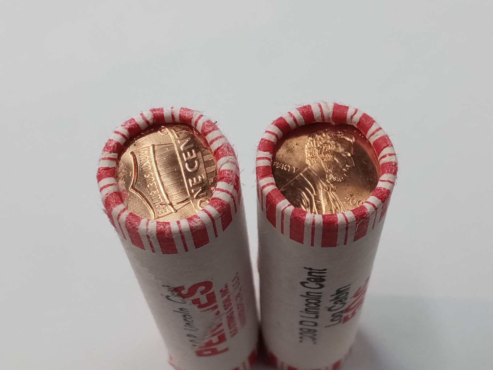 2009 D Lincoln Log Cabin Roll UNC with Bonus Shield Cent Roll (Date Unknown)