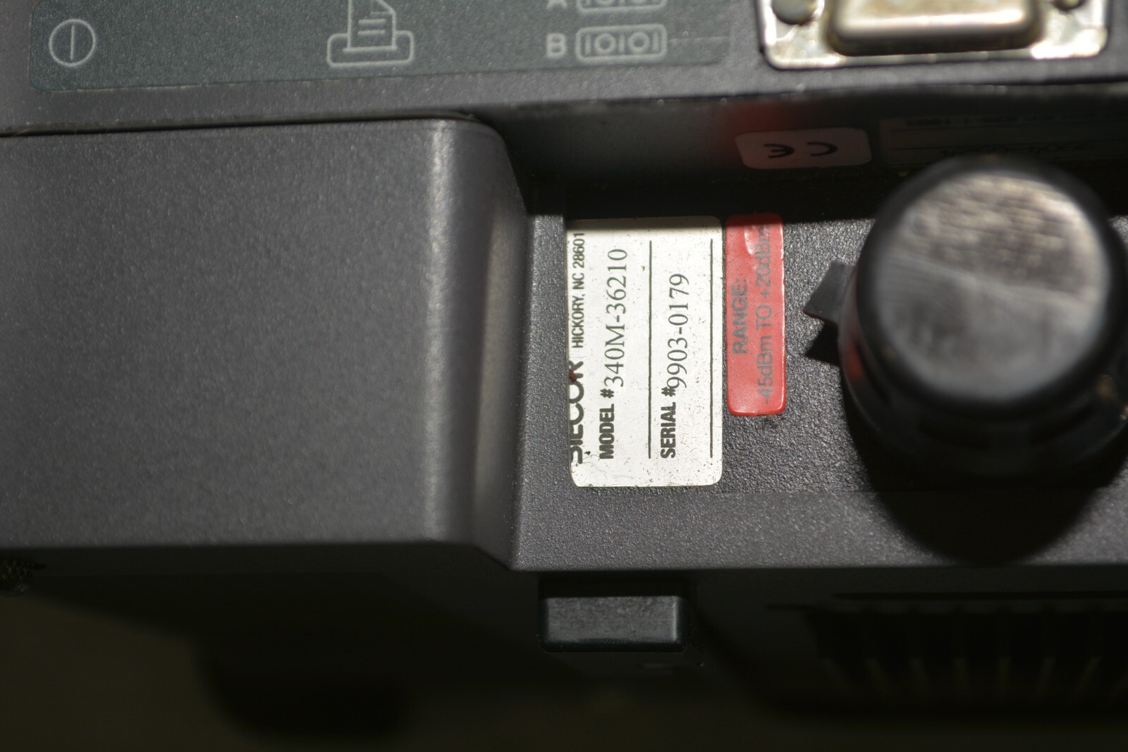 ^ Siecor OTDR Plus Multitester II (340-0) W/ 340M-36210 Module #X4031