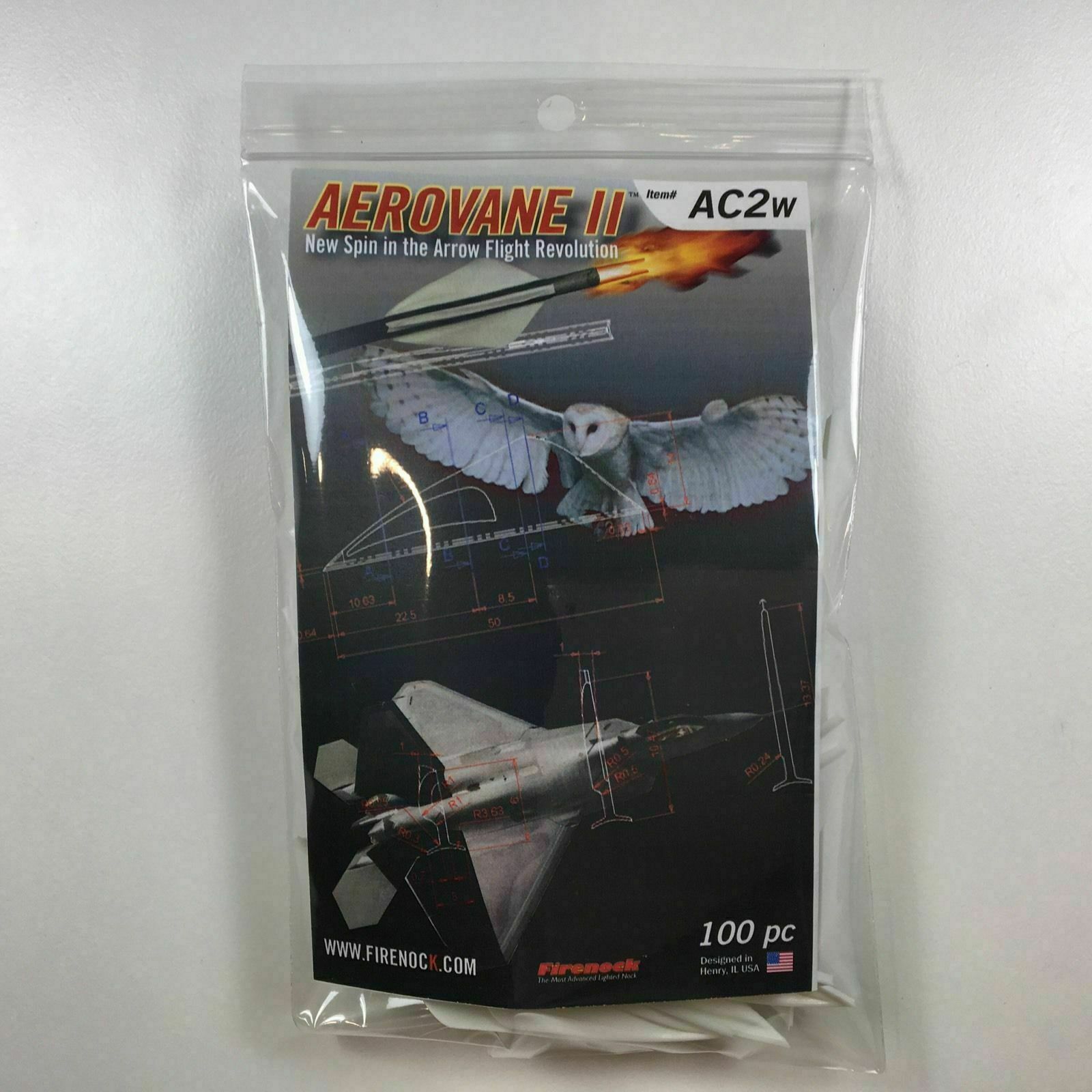 FIRENOCK Aerovane 2 arrow vane (100 pcs)
