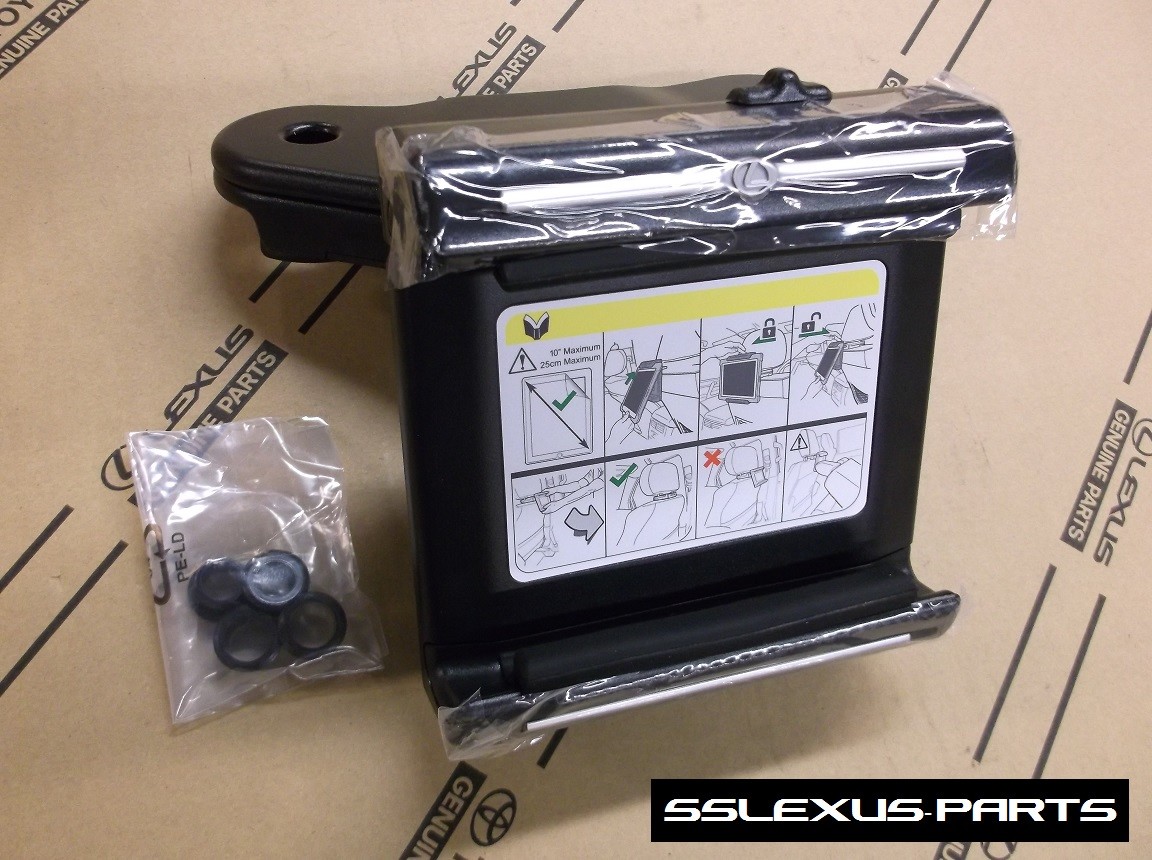 Lexus OEM Genuine Universal Seat Headrest TABLET HOLDER for iPad Etc.