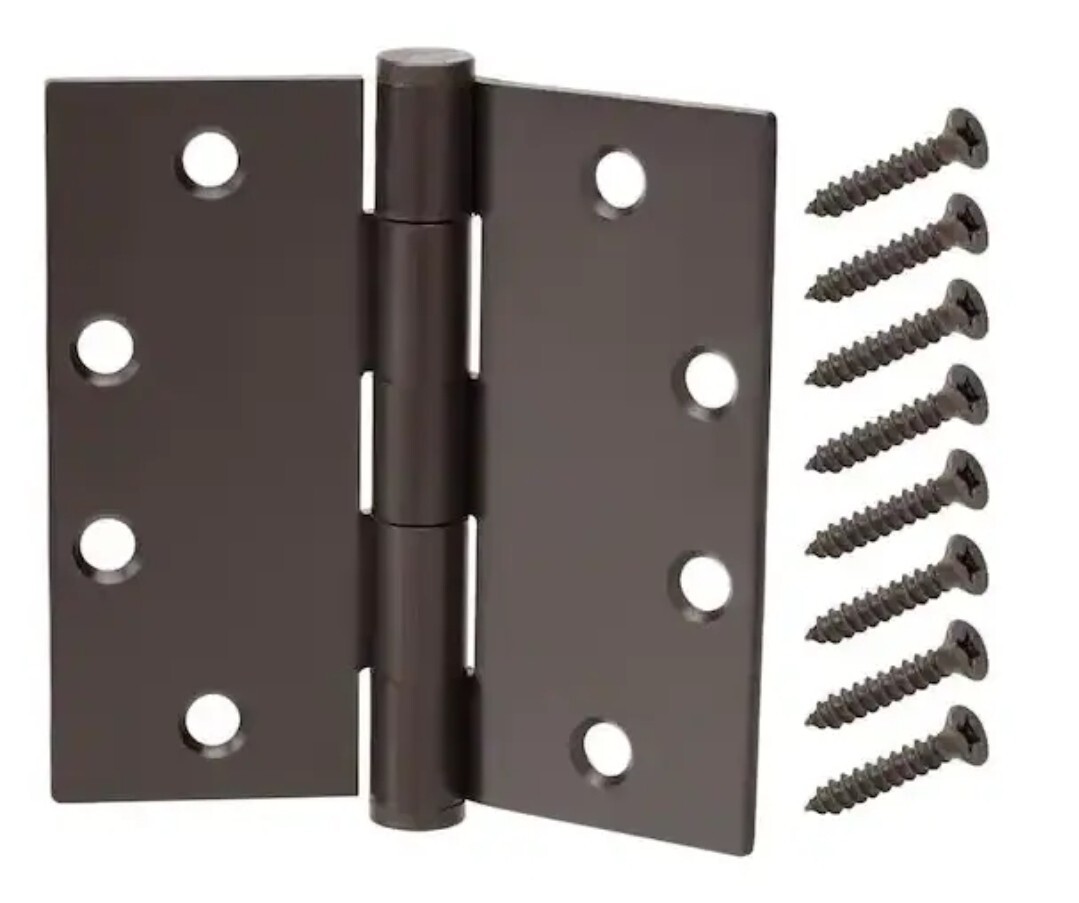 Everbilt Door Hinge 4 1/2 in Oil Rubbed Bronze Finish 716 881 door repair