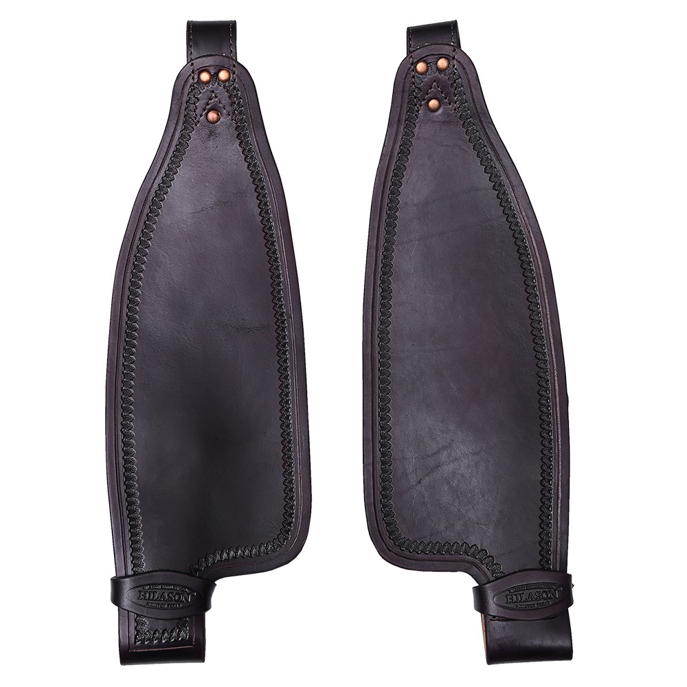 C-N212 Hilason Leather Saddle Replacement Fender Pair With Hobble Straps Adult