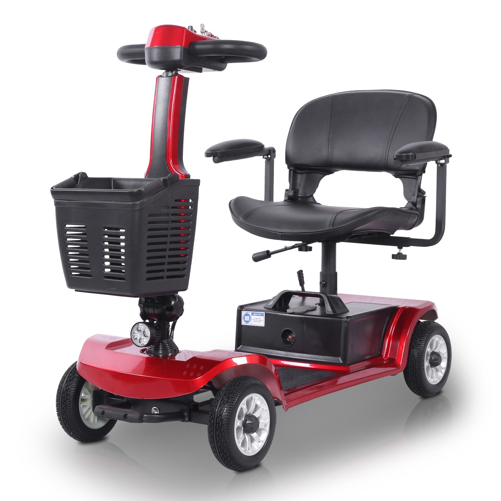 20Ah 4-Wheel Mobility Scooter for Adults Seniors 21 Mile 419lbs Electric Scooter