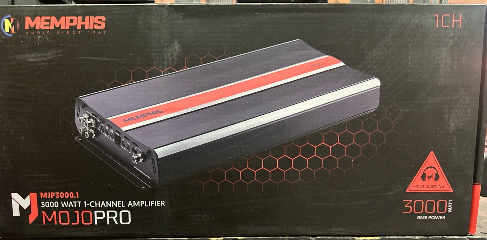 Memphis MOJO MJP3000.1 Monoblock 3000W Car Audio Amplifier