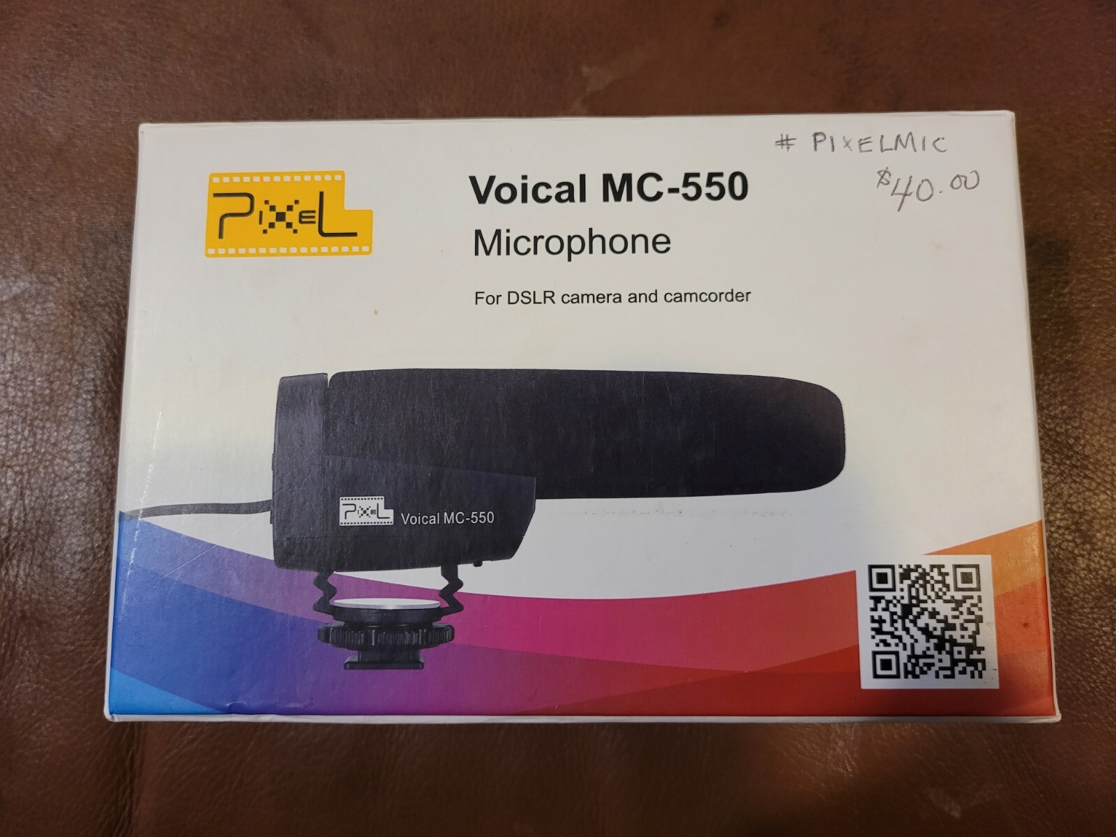 PIXEL MC-550 Pro Noise Canceling Photography Interview Shotgun MIC Microphone