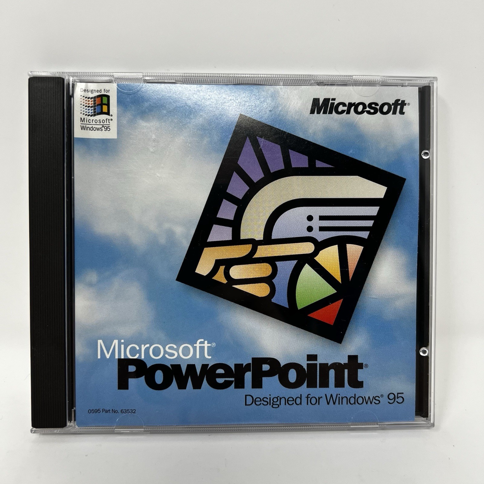 Vintage Microsoft PowerPoint Windows 95 CD-ROM