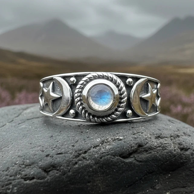 Locasta Crescent Moon Ring