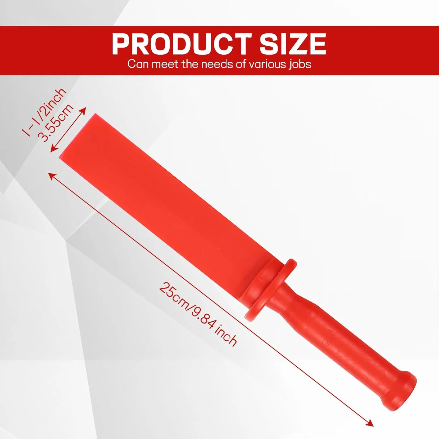 Plastic Chisel Scraper, 1-1/2" Non-Marring Plastic Scraper Tool, Chemical-Resist