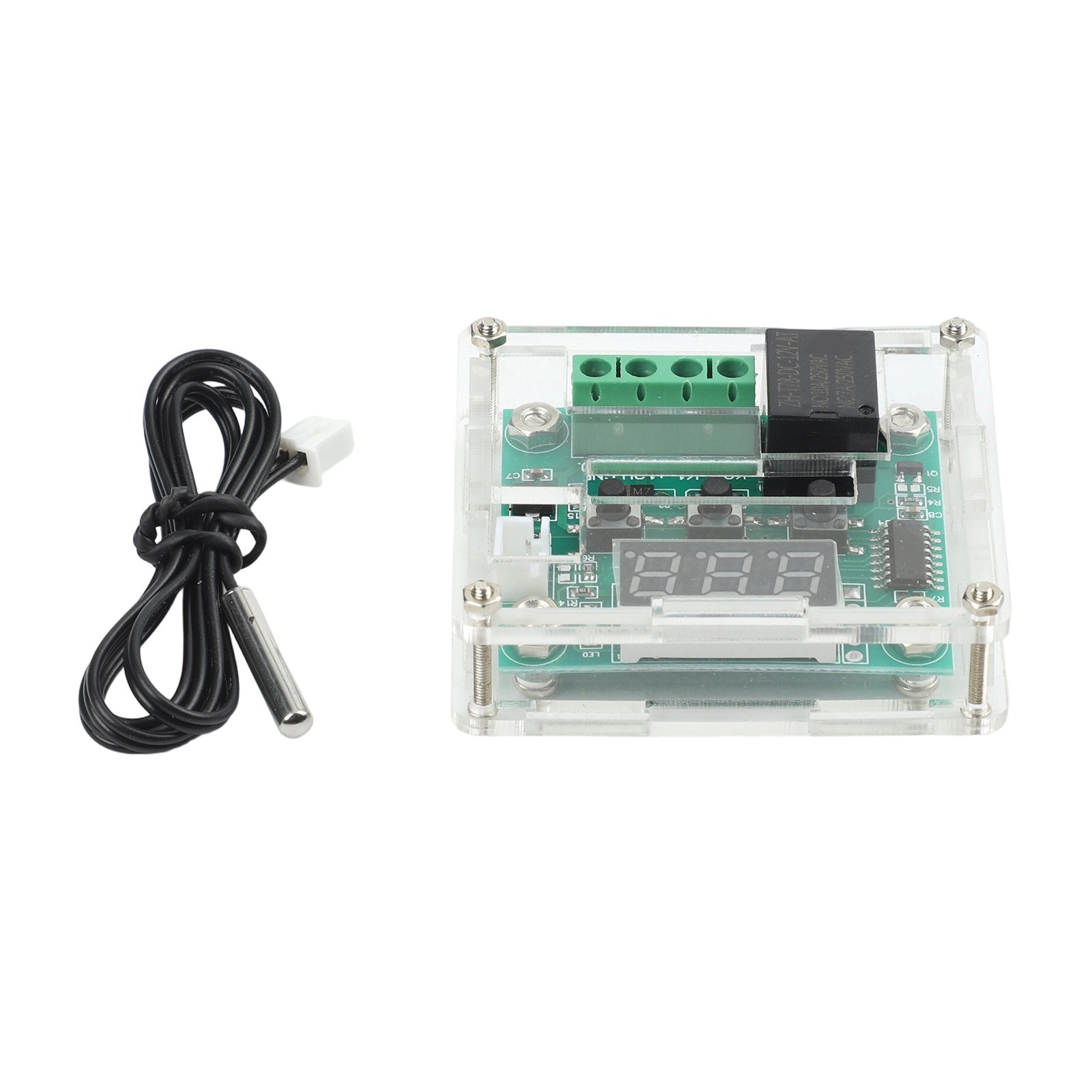 DC 12V Thermostat Temperature Controller Switch Board Digital Display 10A Relay