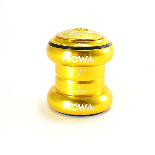 MOWA AHS Threadless Headset , 1-1/8" Traditional Threadless  , Gold